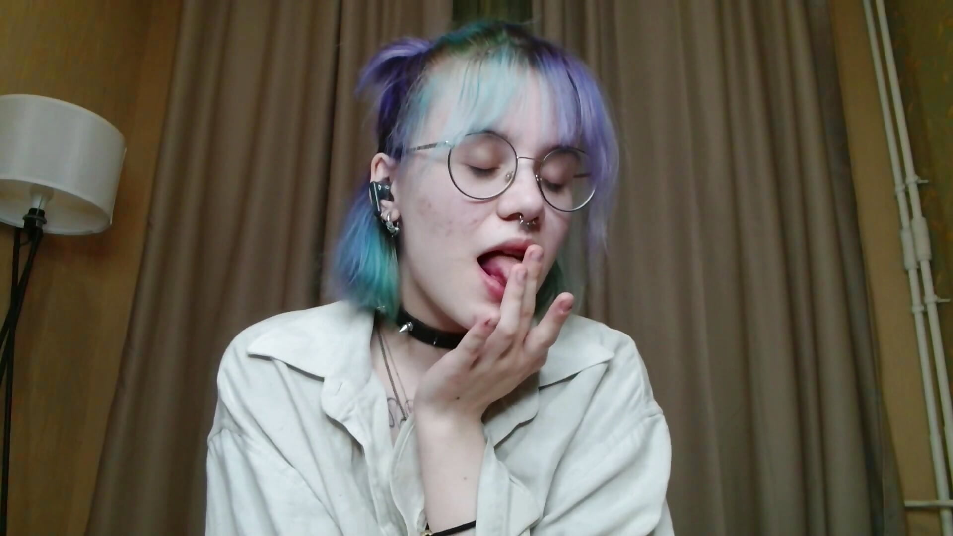 Sucking on my fingers