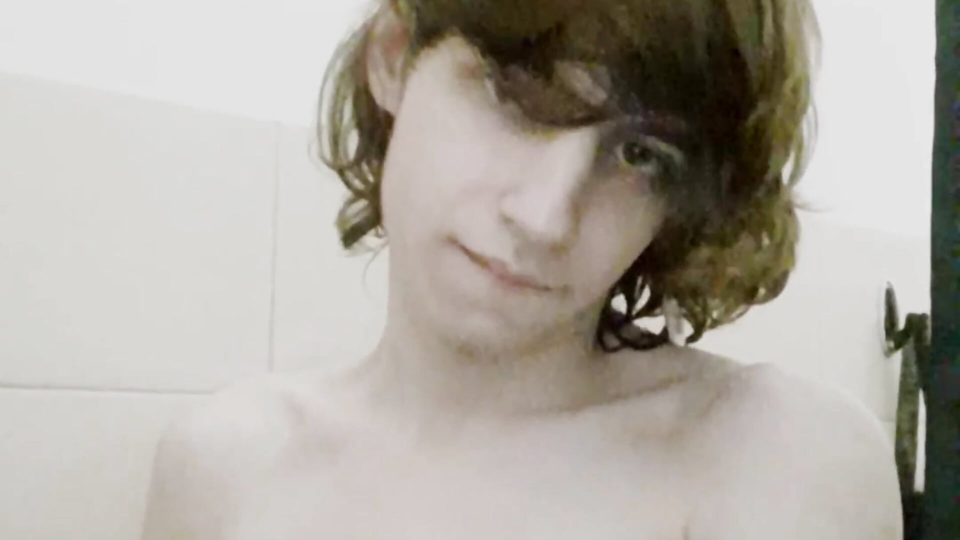 I wash myself in the shower