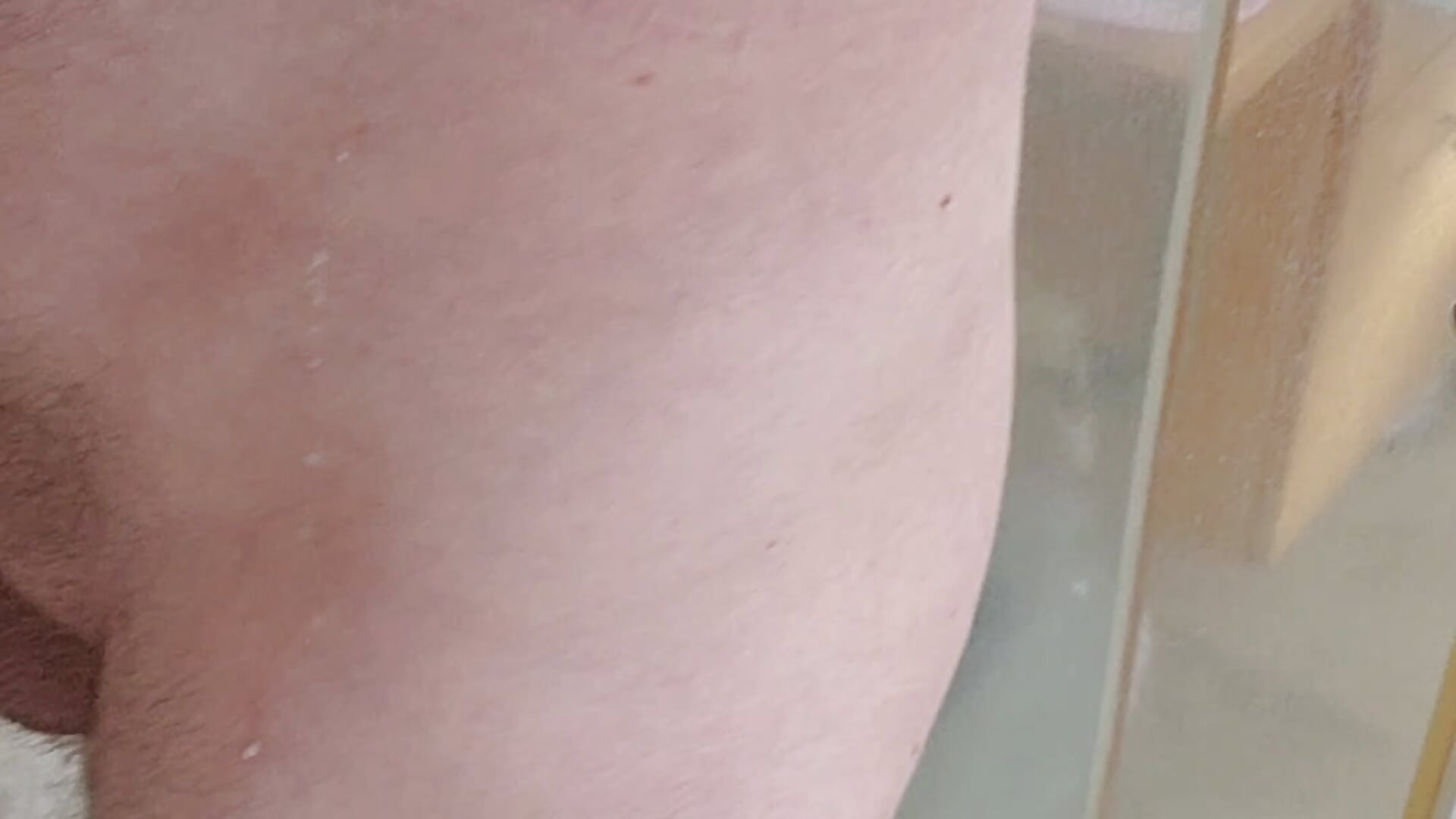 Naked in the shower