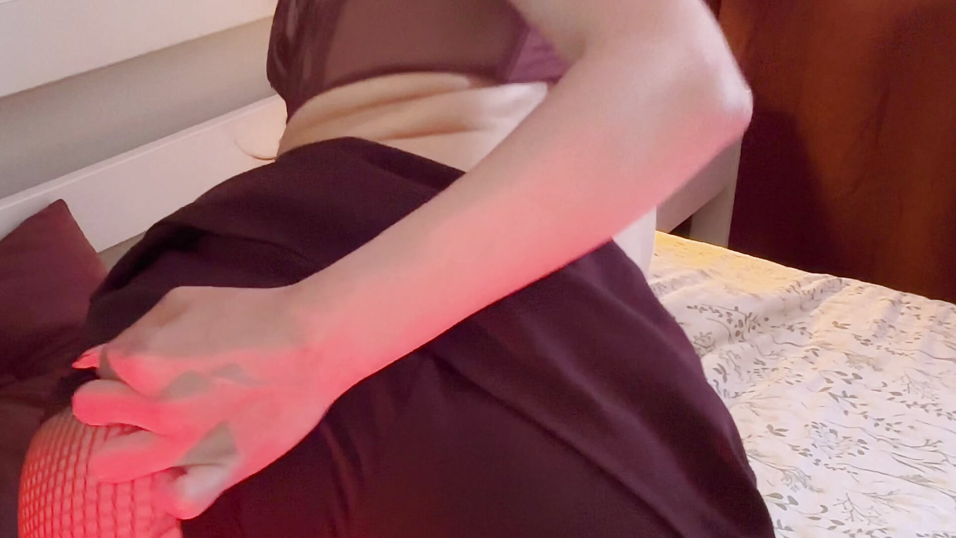 striptease in hot lingerie and fingering myself 💕 - video by LilluKatten cam model