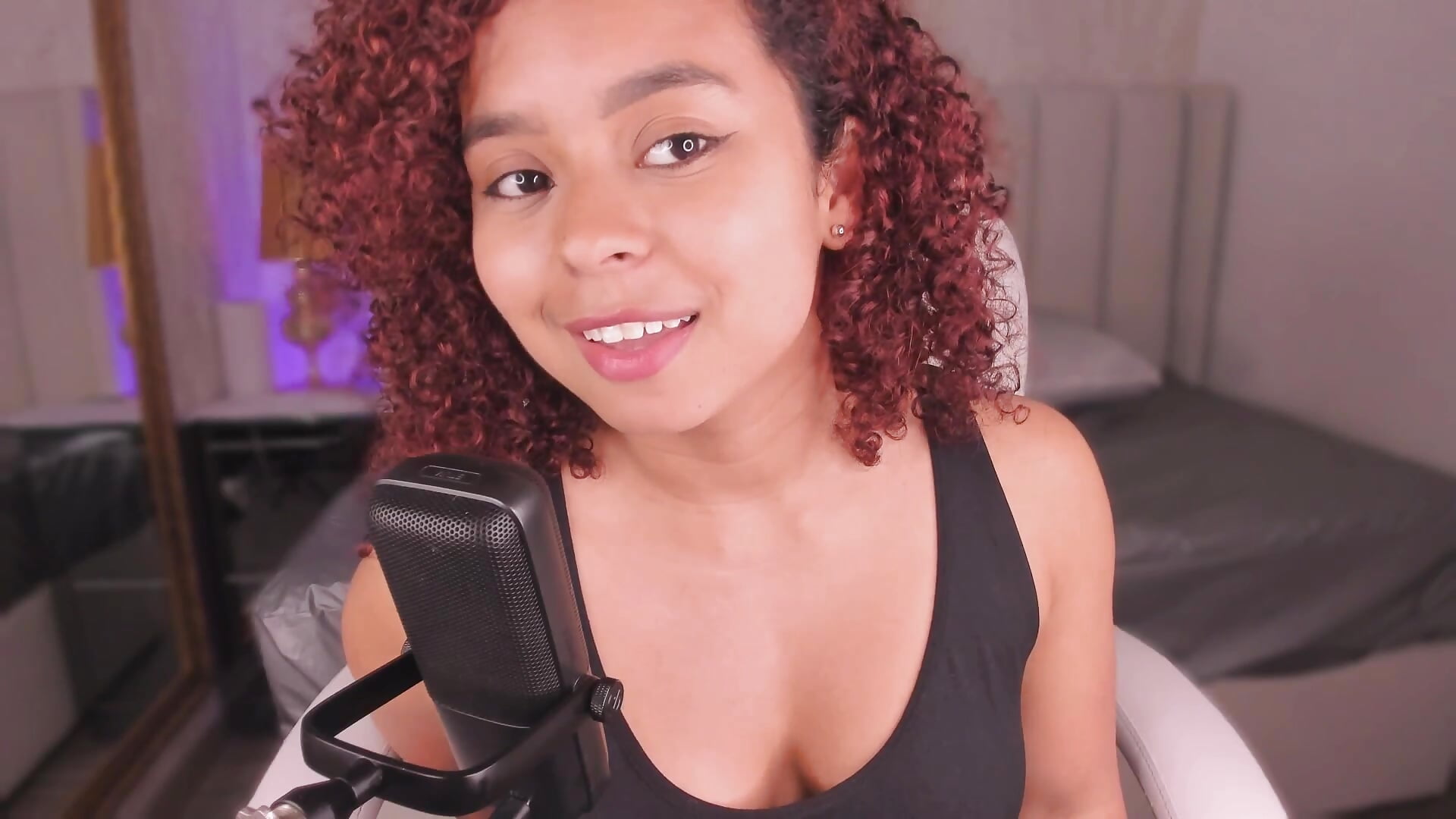 A few words... ASMR - video by LaraCurls cam model