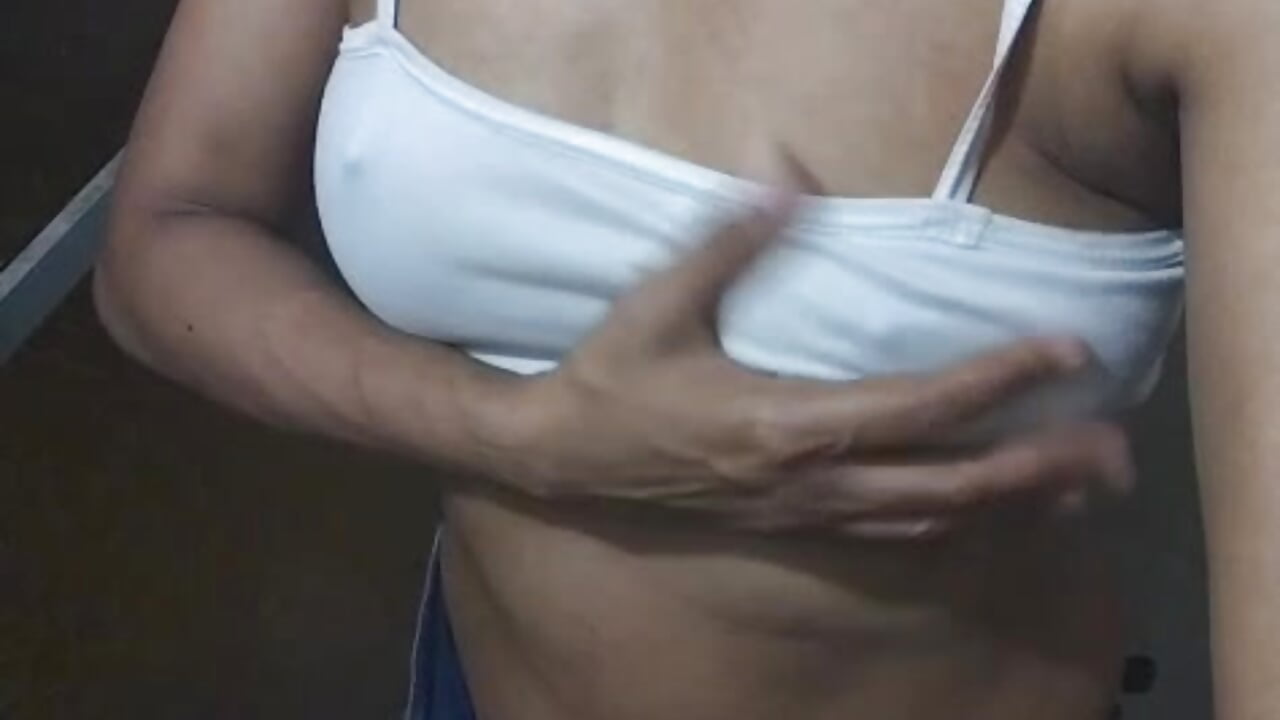 In bathroom - video by Aaliya_BigBoobs_ cam model