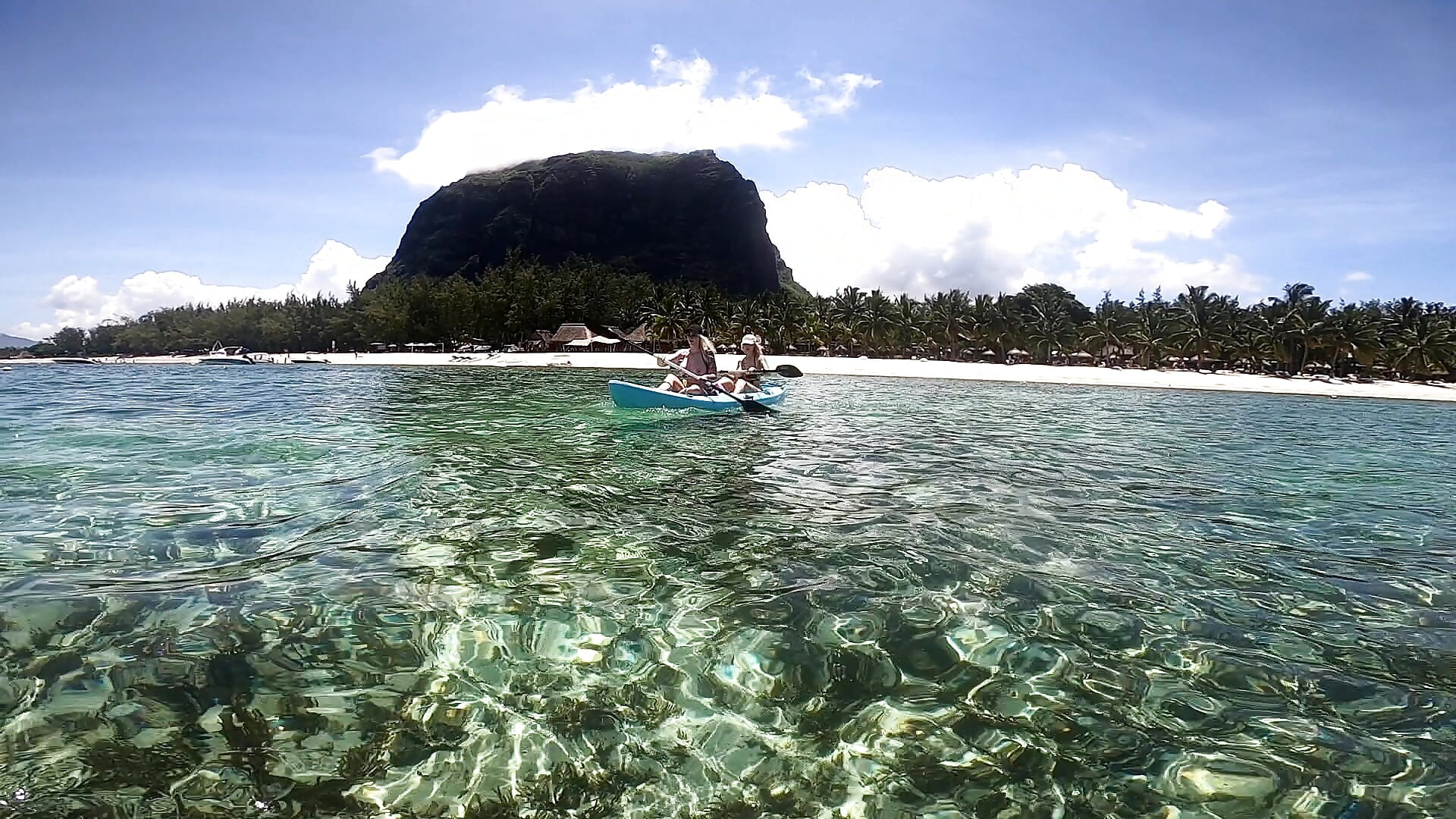 Titties Out in Mauritius Africa while Kayaking with Sophia - video by StellaCinderella cam model