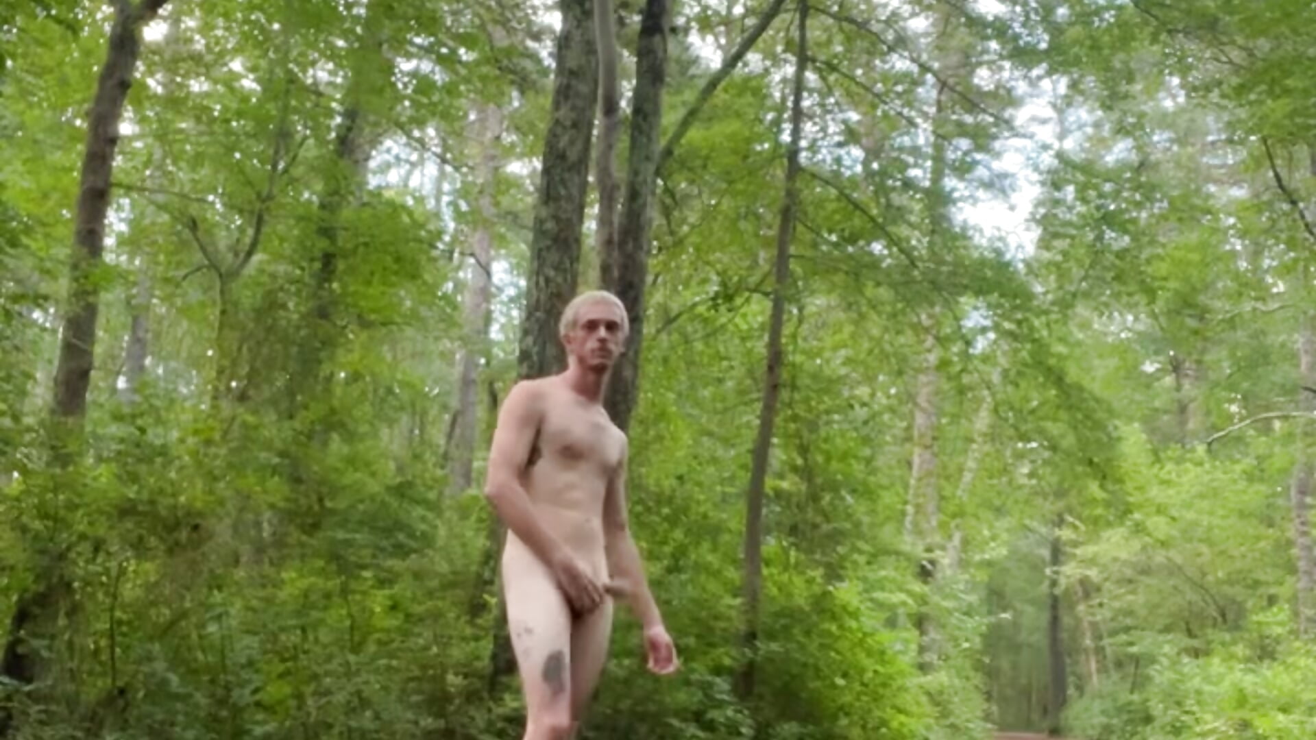 streaking and stroking on the trail, SUPER RISKY