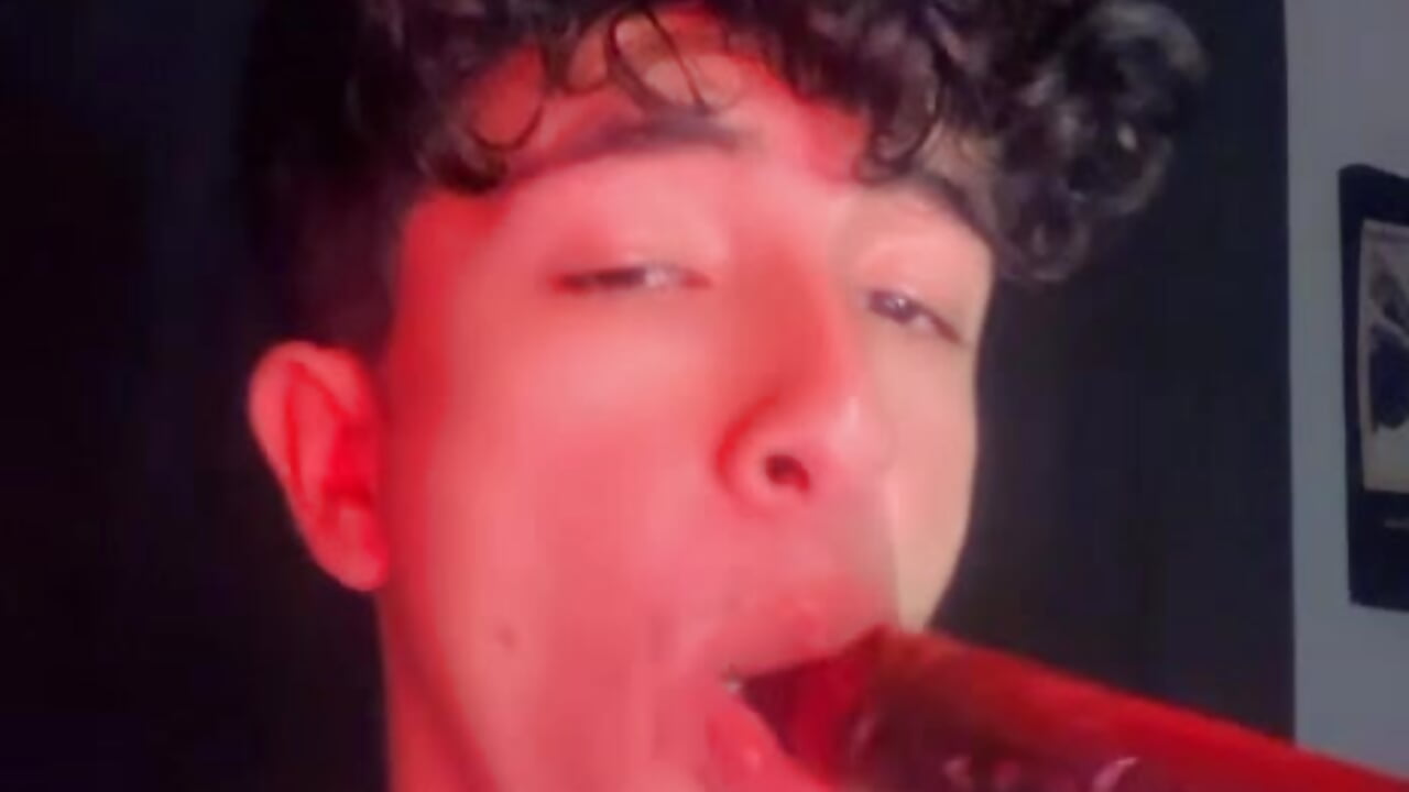 I SUCKED AND FUCKED MY ASS/Chupe y me folle 🍆🍑 - video by lion_cherry21 cam model