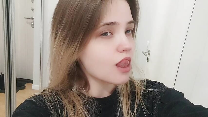 Just me and my naughty tongue