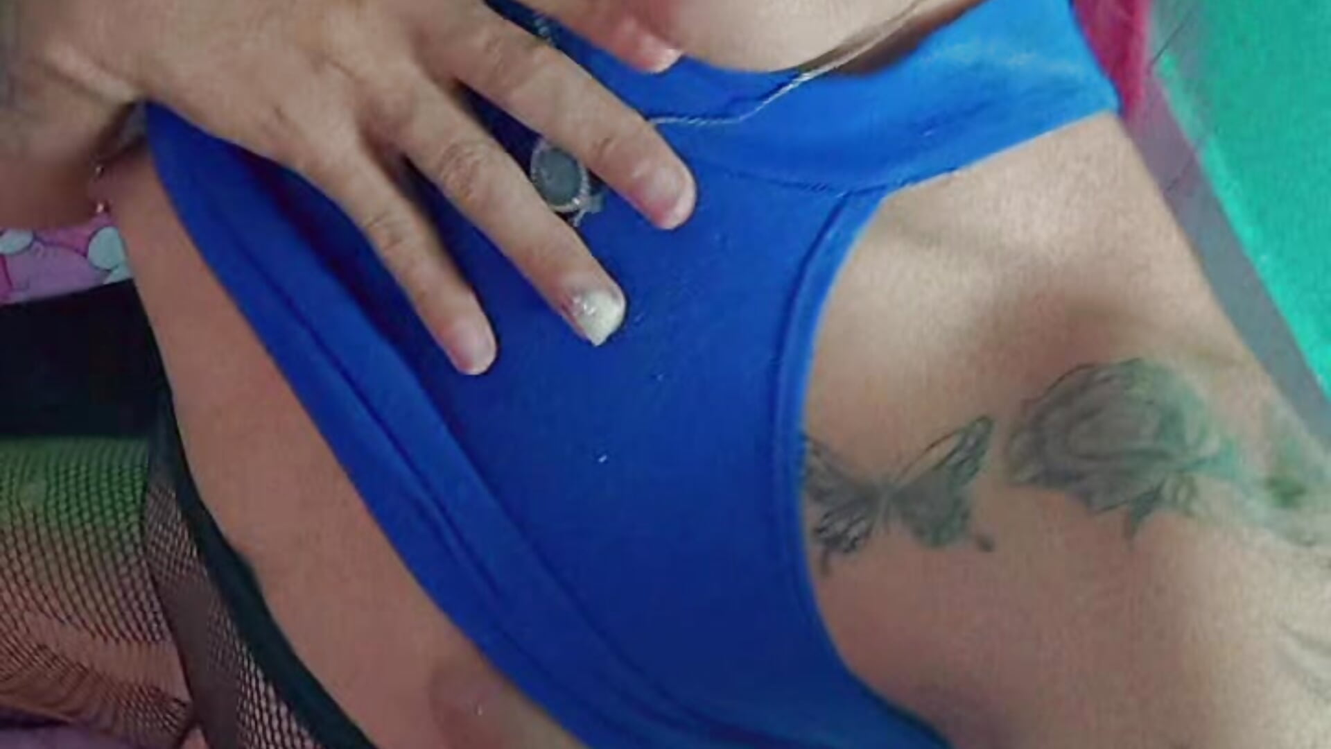 My tattoo and breasts - video by Sthefy_luna131 cam model