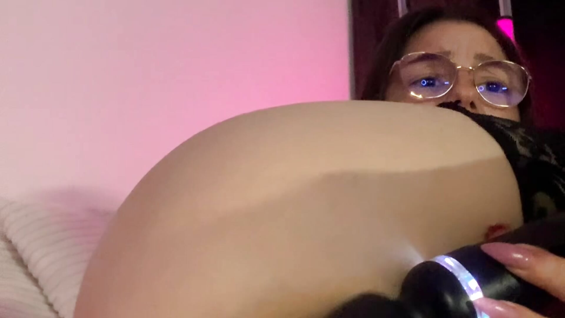 Ass dildo play
