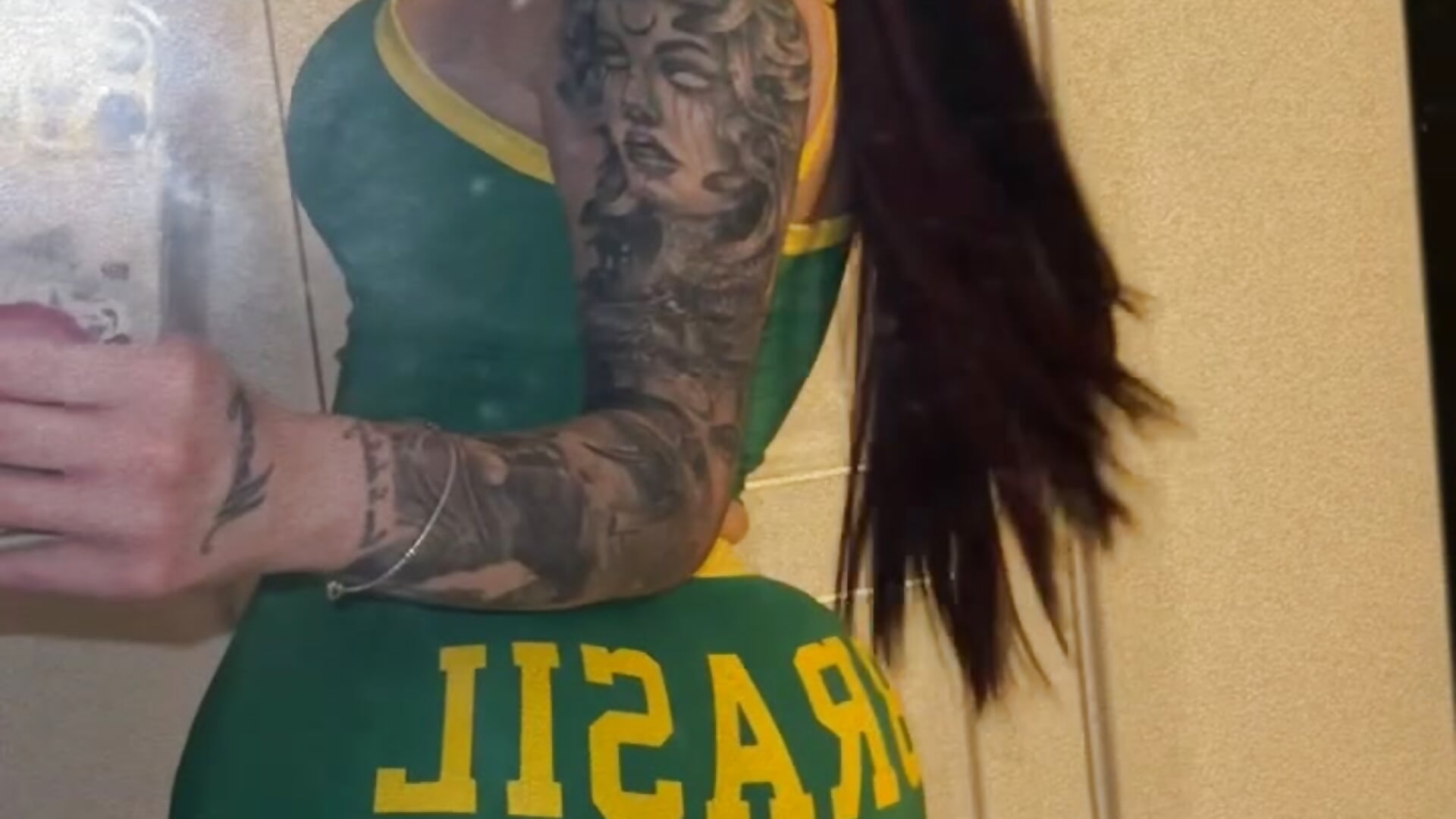 Would You Take Me To Brasil?💚💛 - video by NaomyBlackBarbie cam model