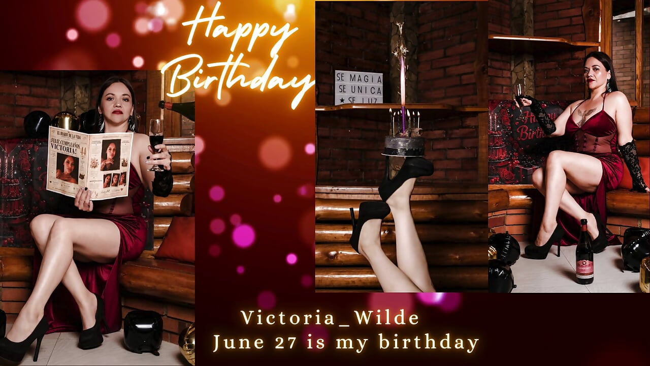 June 27 is my birthday 🥂 - clip cu Victoria_Wilde_ model videochat