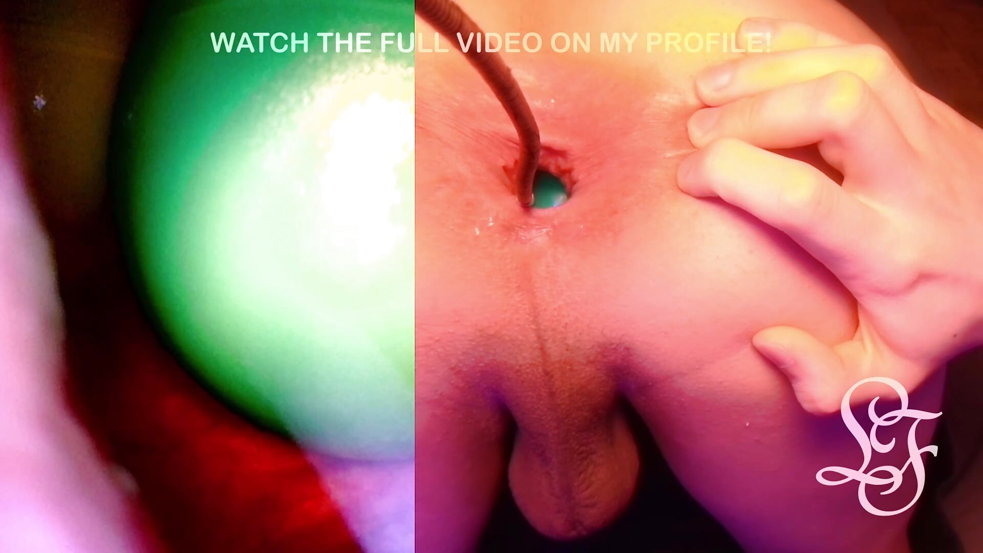 Split Screen Look inside Lina's Gaping Ass with Eggs / Teaser - video by Lina_Free