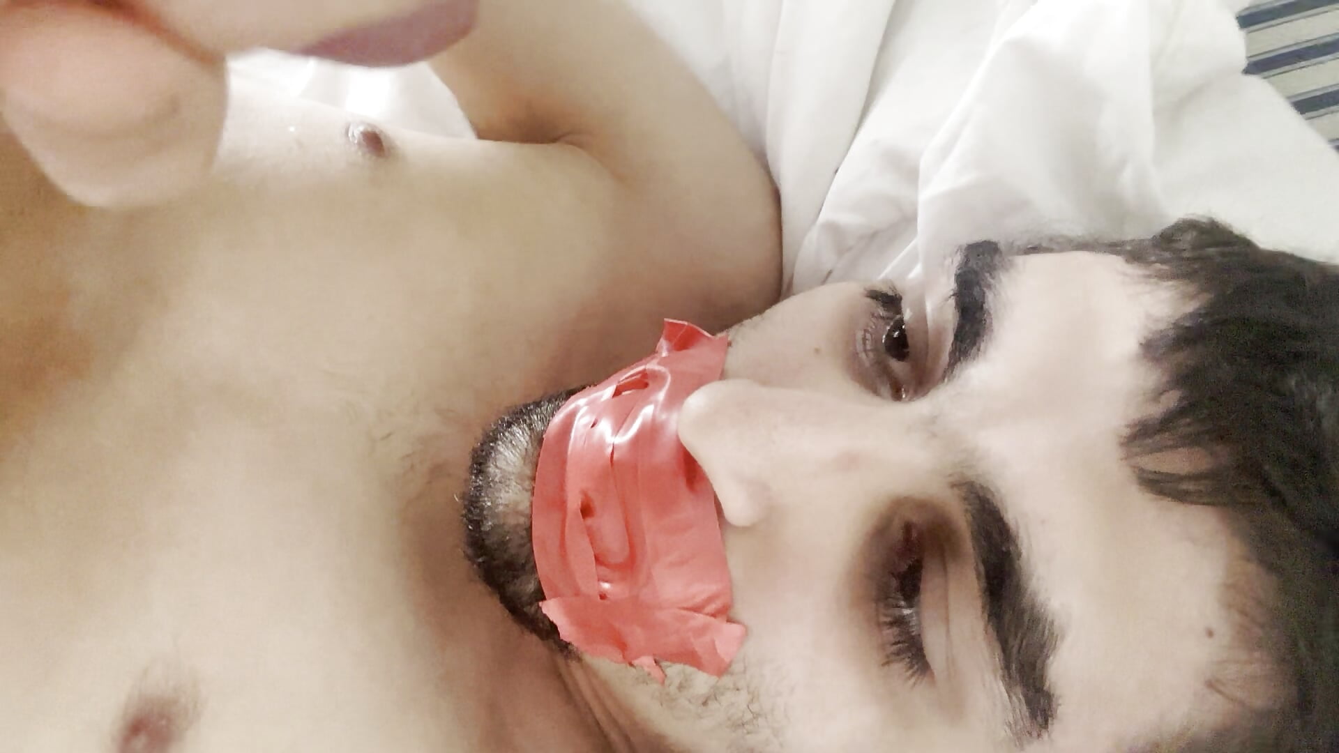 Look my obedient slave and his autofacial... – video modela na kameri Halley_Ravenn