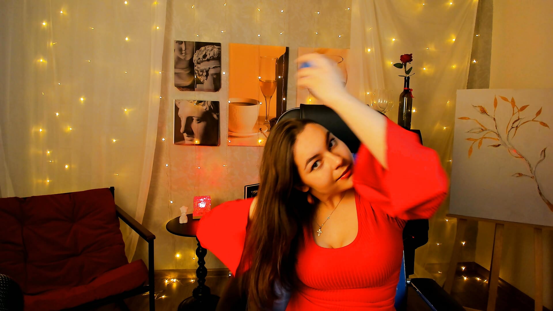 Do u like this dress? - video by FrancescaCavaliere cam model