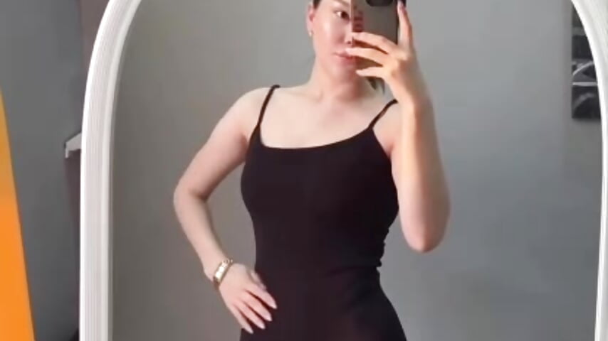 My new Dress - video by sakuraleen cam model
