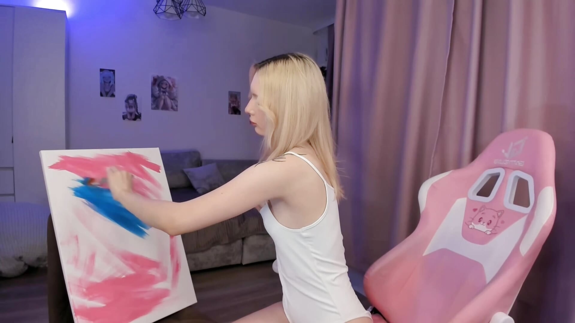 Painting a Canvas With Me 🎨