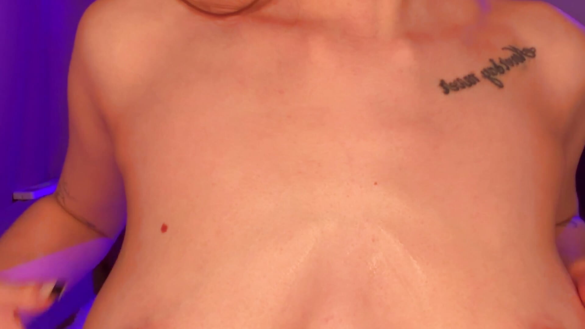 oil boobs