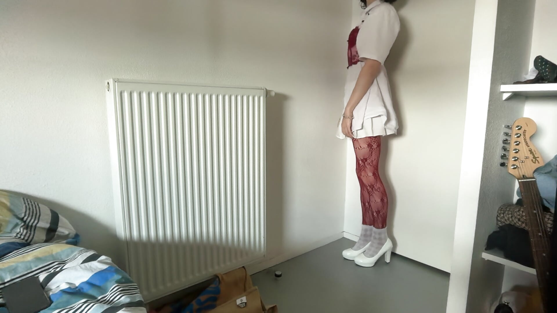 Cute red and white outfit