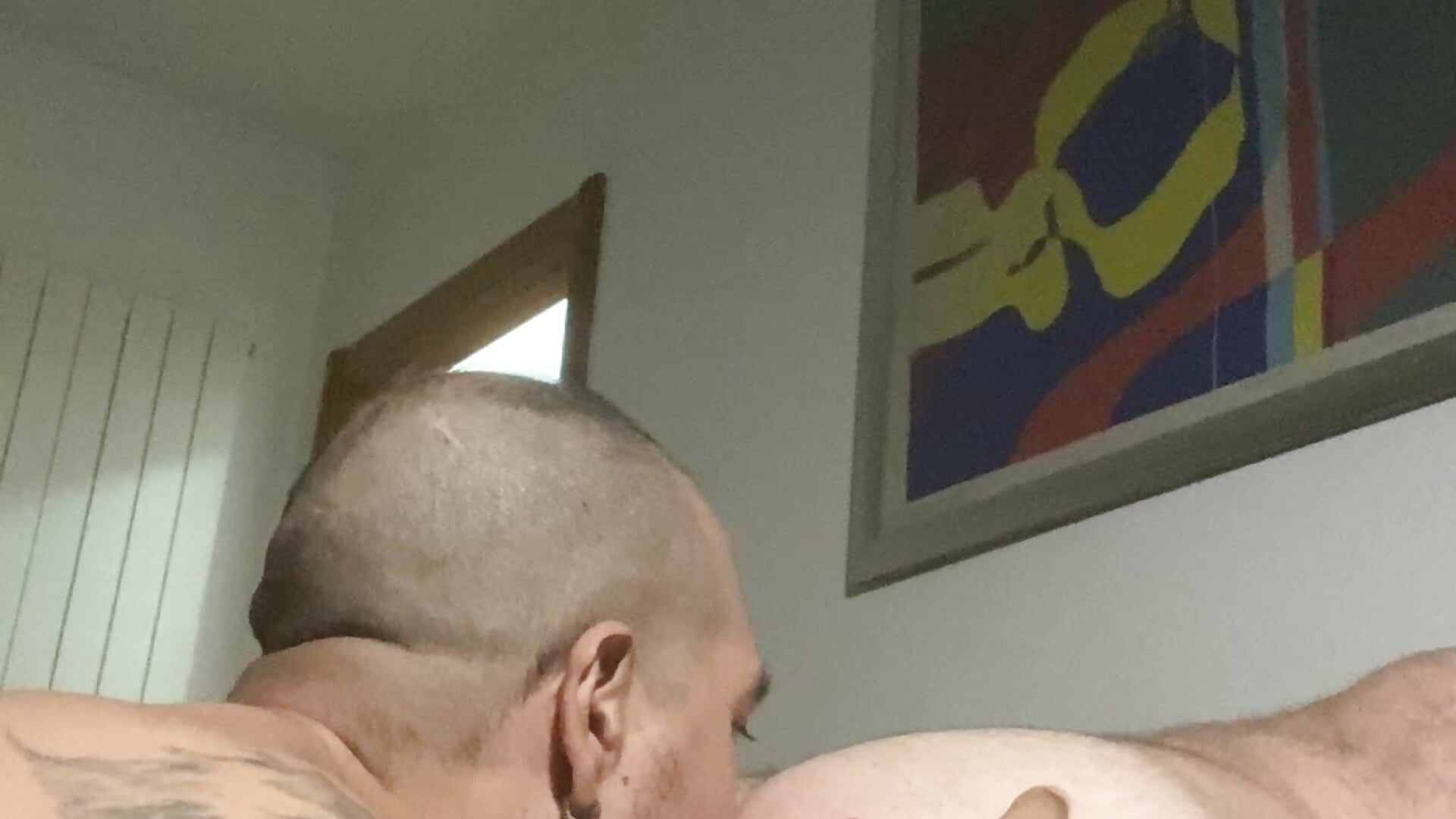 Sucking my friend and he rim my ass