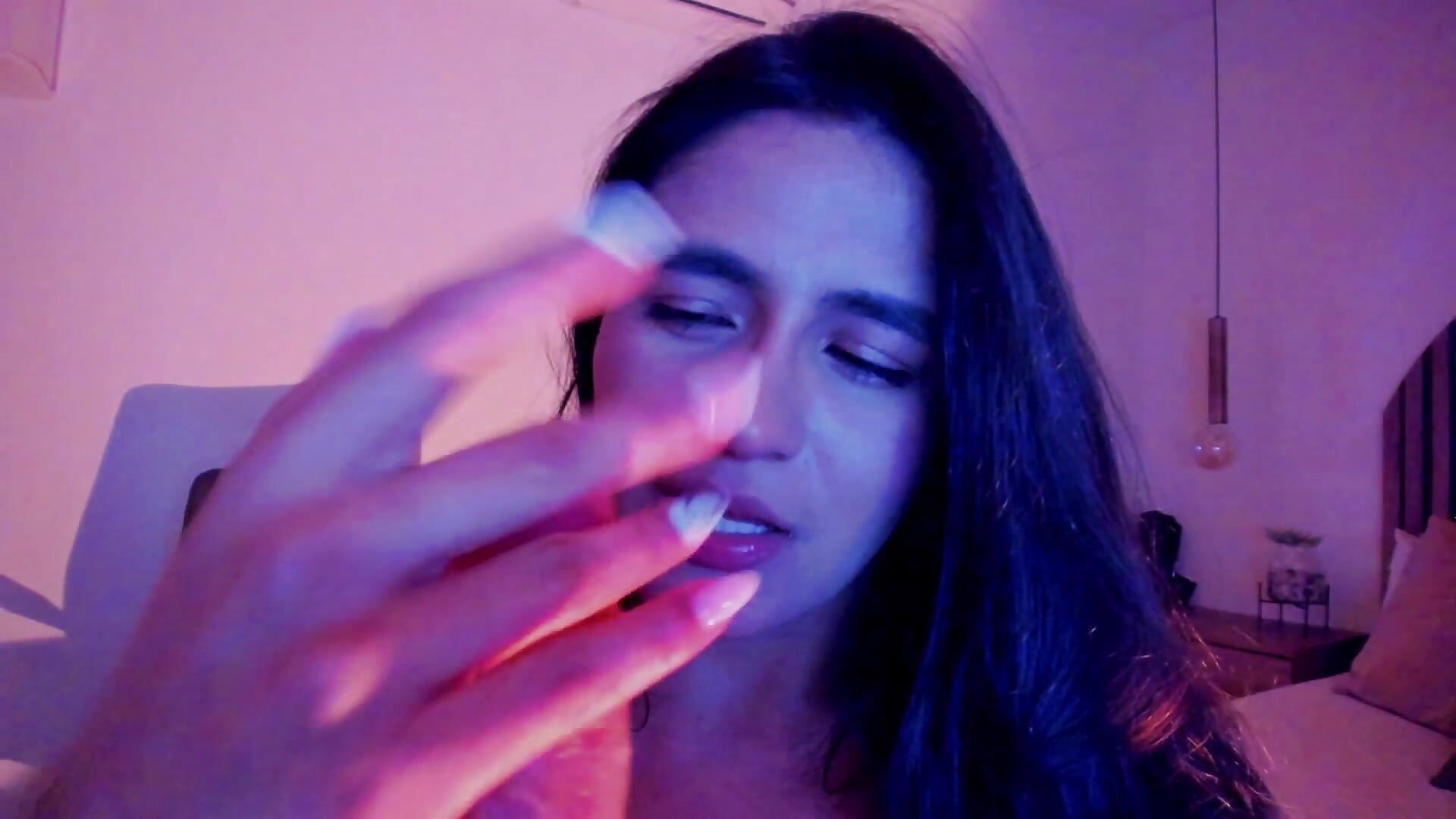 Eyes contact and slow blowjob - Lu_Alzafirah 캠 모델의 동영상