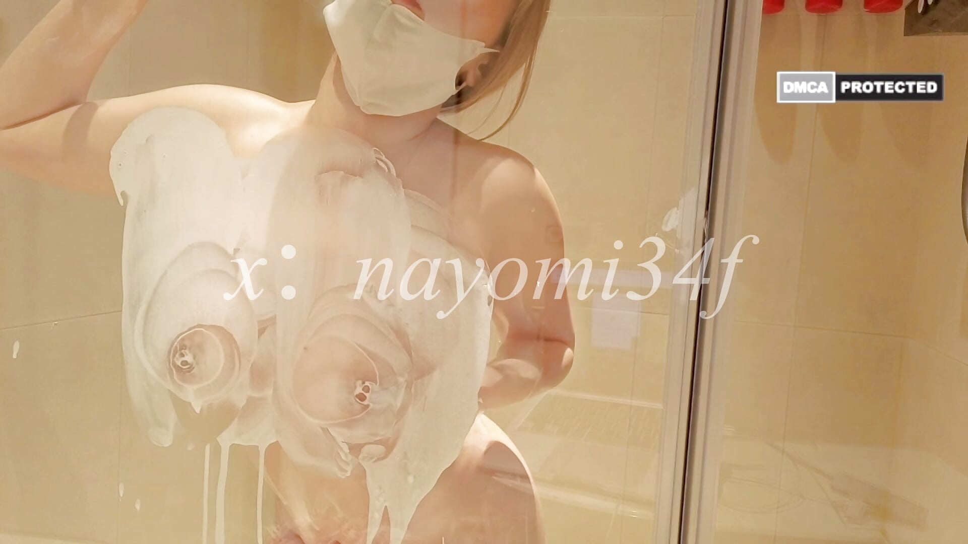 鮮奶油全身SPA洗澡（完整版） - video by nayomi_34f cam model