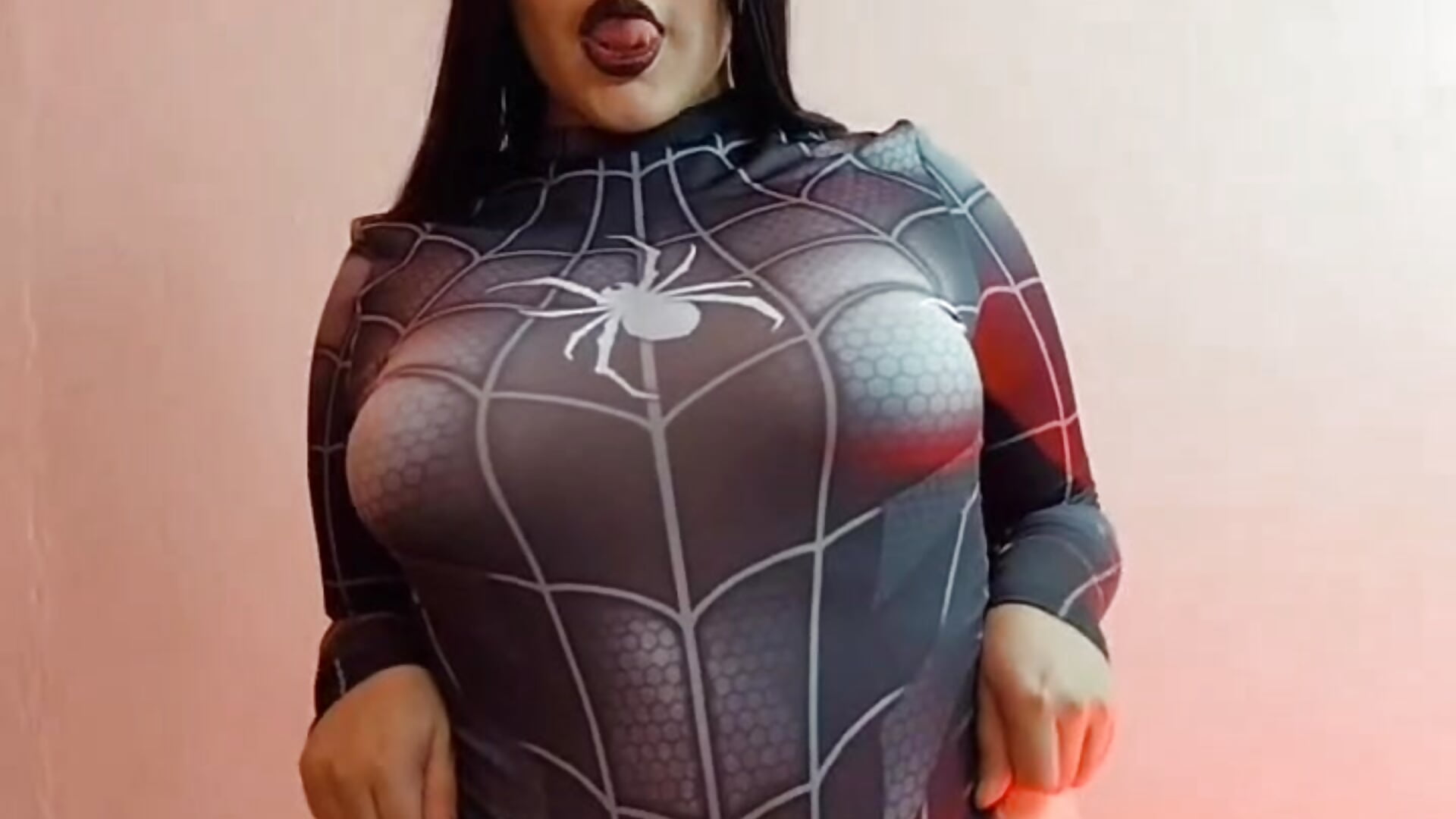 Spider-Woman ready to milk you. - video by Nicolle_Ruizz cam model