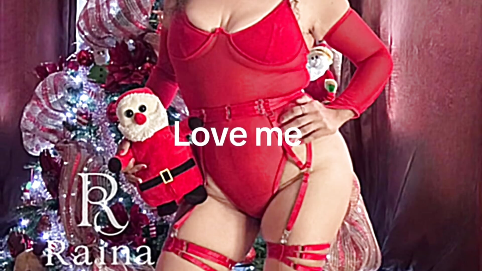 Raina esperando la navidad , espero te guste mi amor - video của người mẫu cam RainaRizos