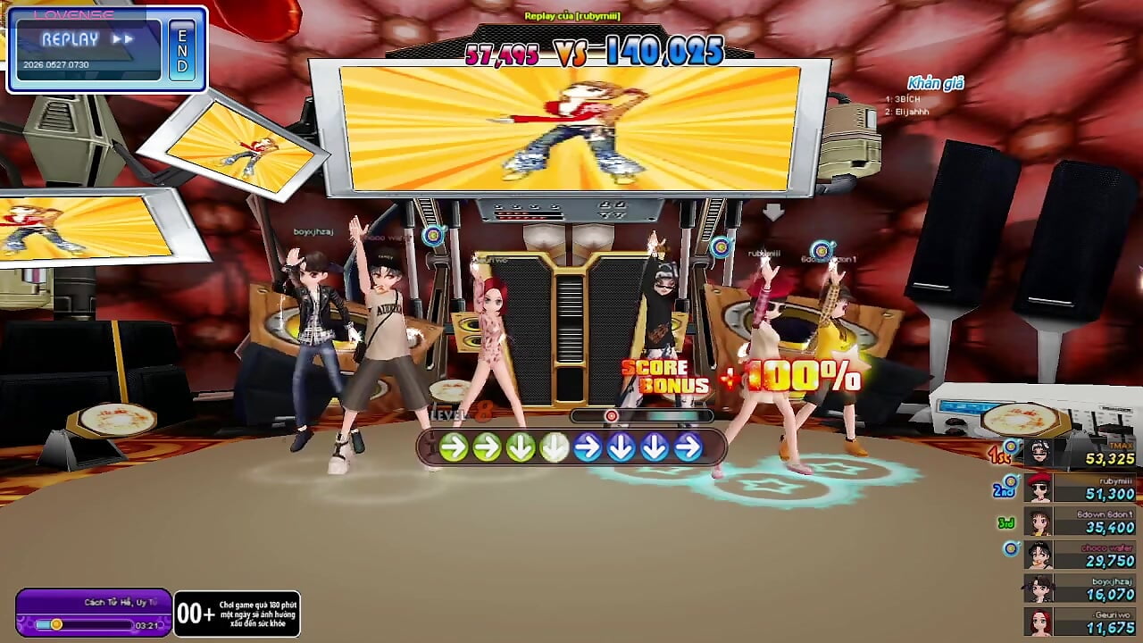 Get Perfect x12 in CrazzyDanceBattle-4K INSANE music 128bpm - فيديو من Miyeoonn موديل الكام