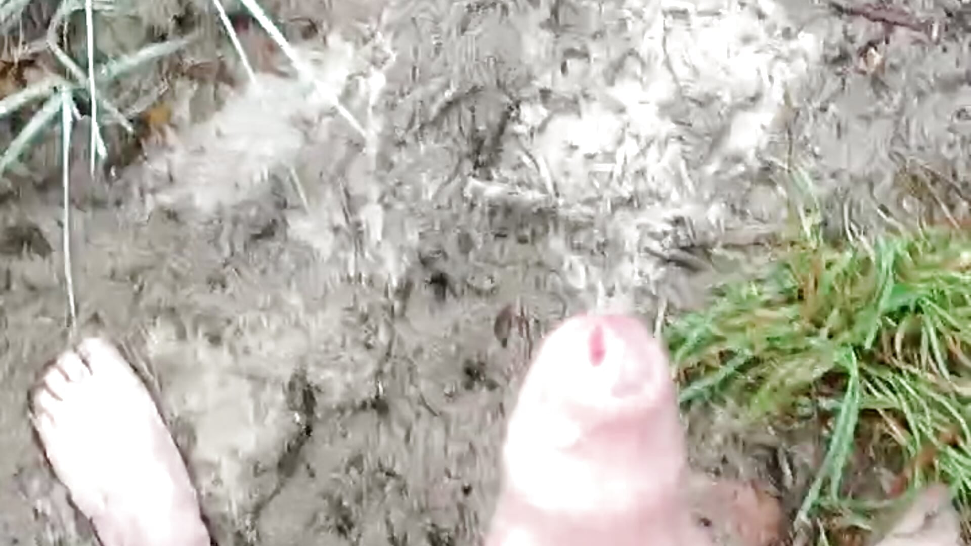 At first my dick was too big for his tiny ass, but then i fucked him on the beach!