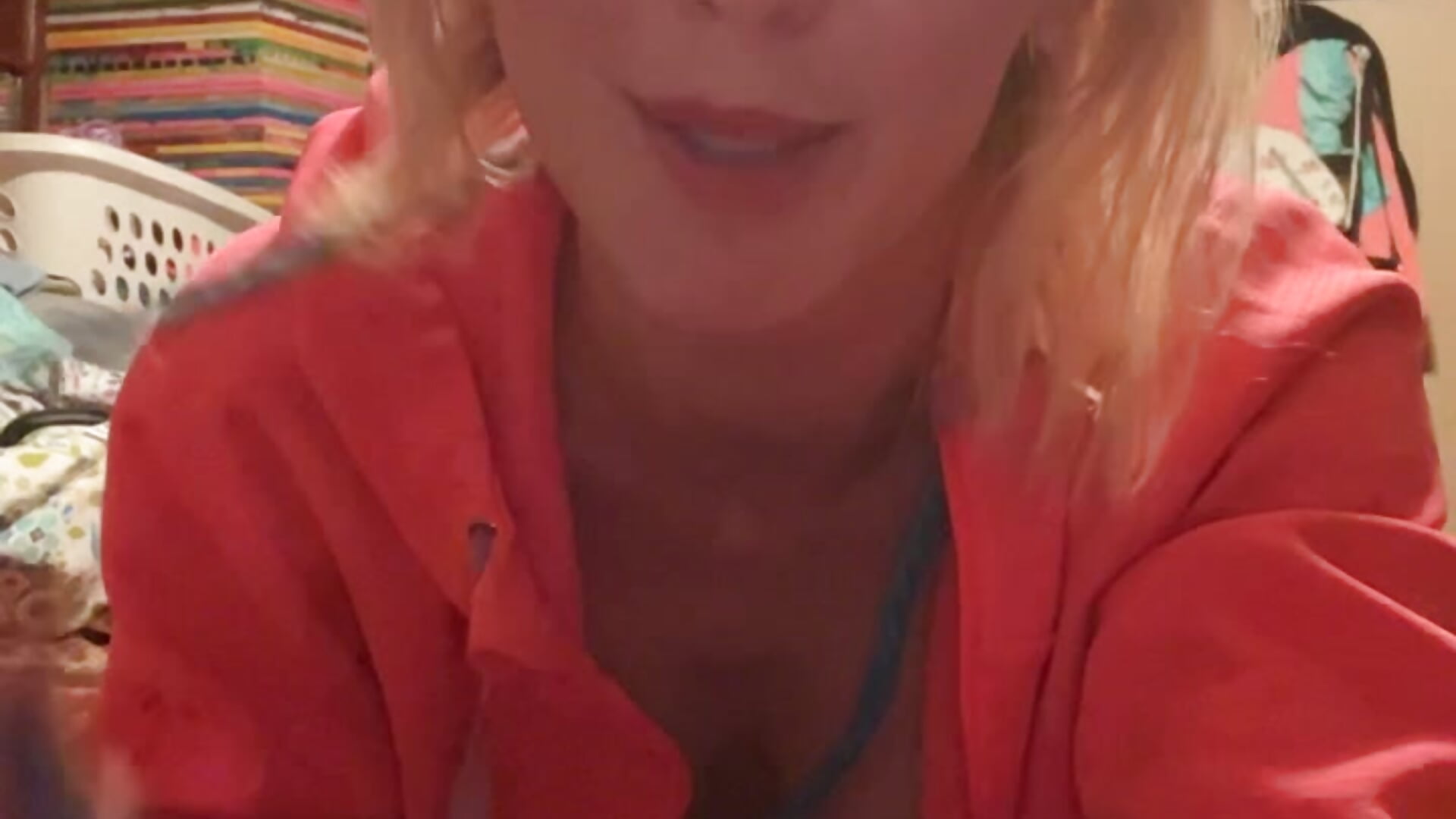 I made a HOME - MADE STRAP - ON DICK SPECIAL FOR YOU. I improvised, to make your Strap On Dream CUM – video modela na kameri CelestialRuby