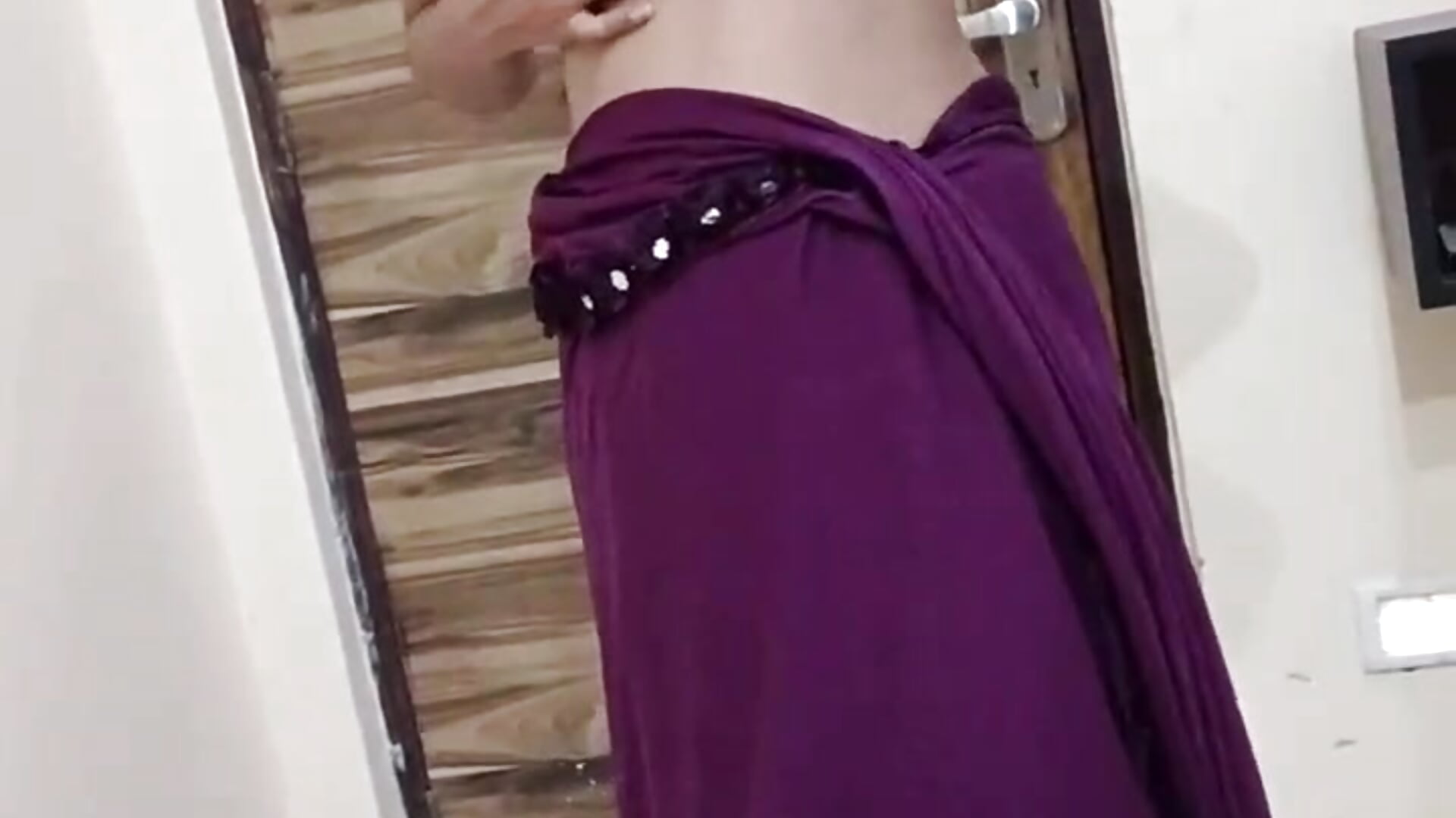 Saree striptease