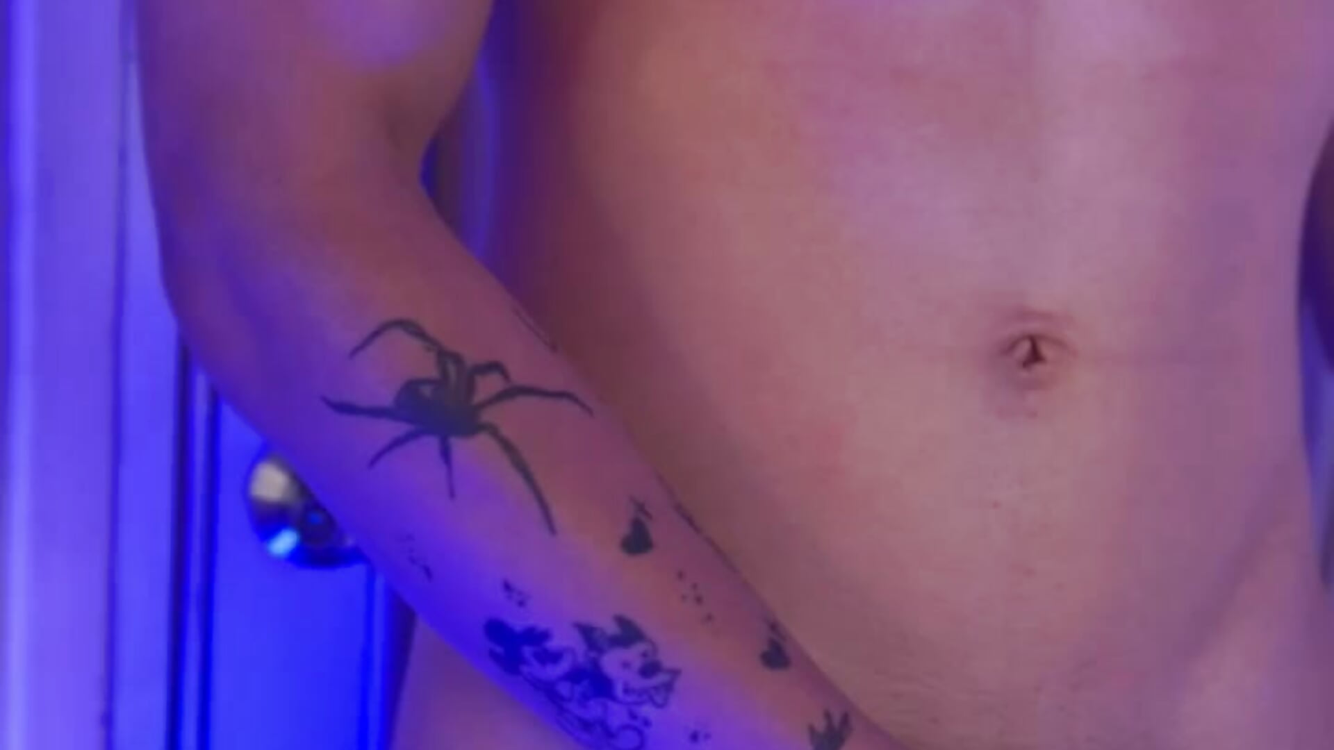 TOUCHING MY COCK.