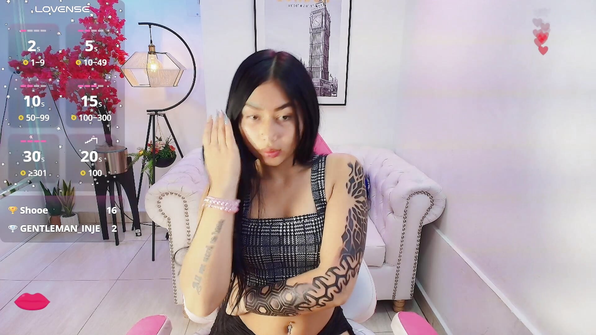 New sexy tattoo - vídeo de Carolina_cherry modelo de câmara