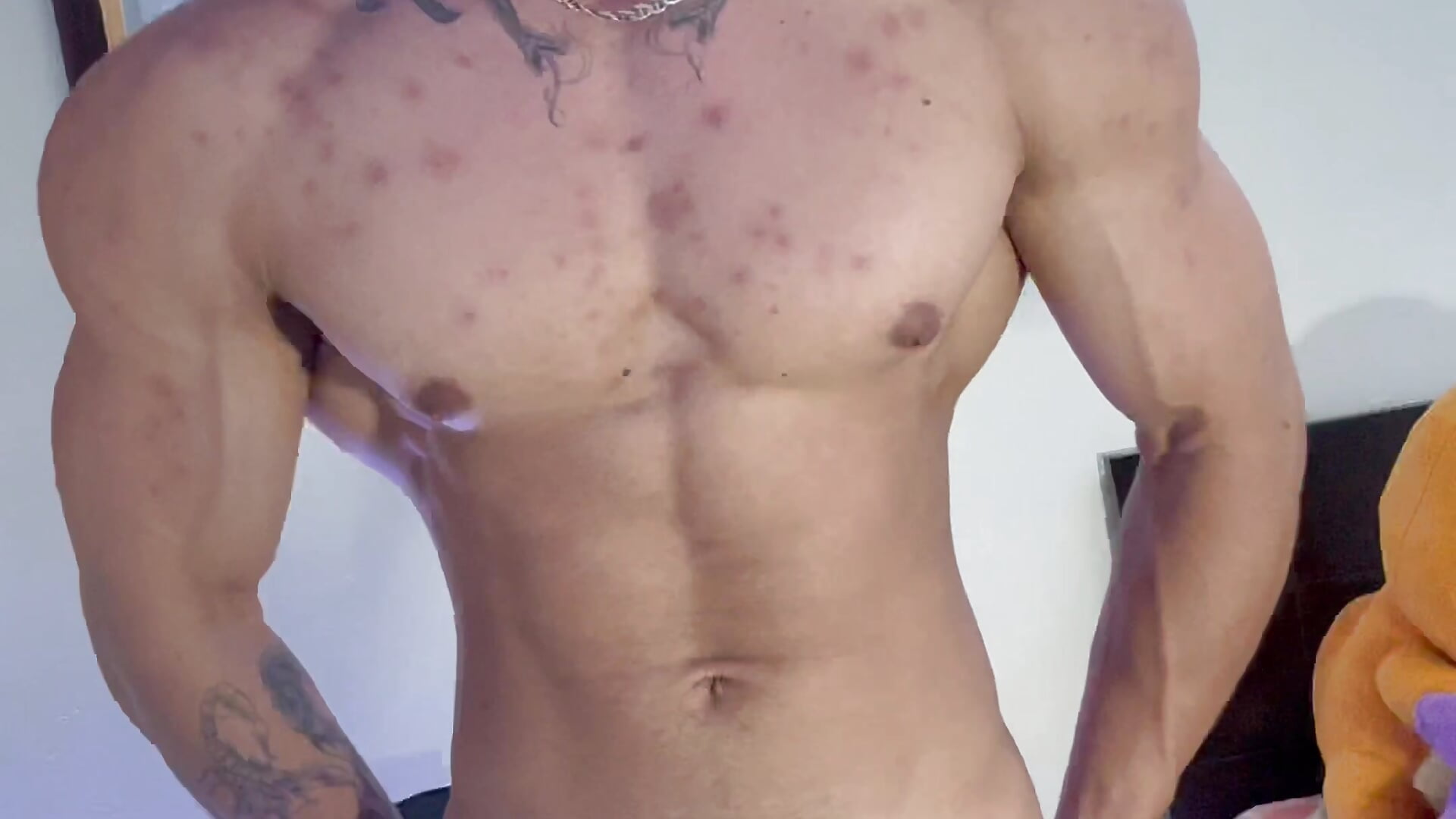 HARD COCK FLEXING - video by Bull__fit cam model