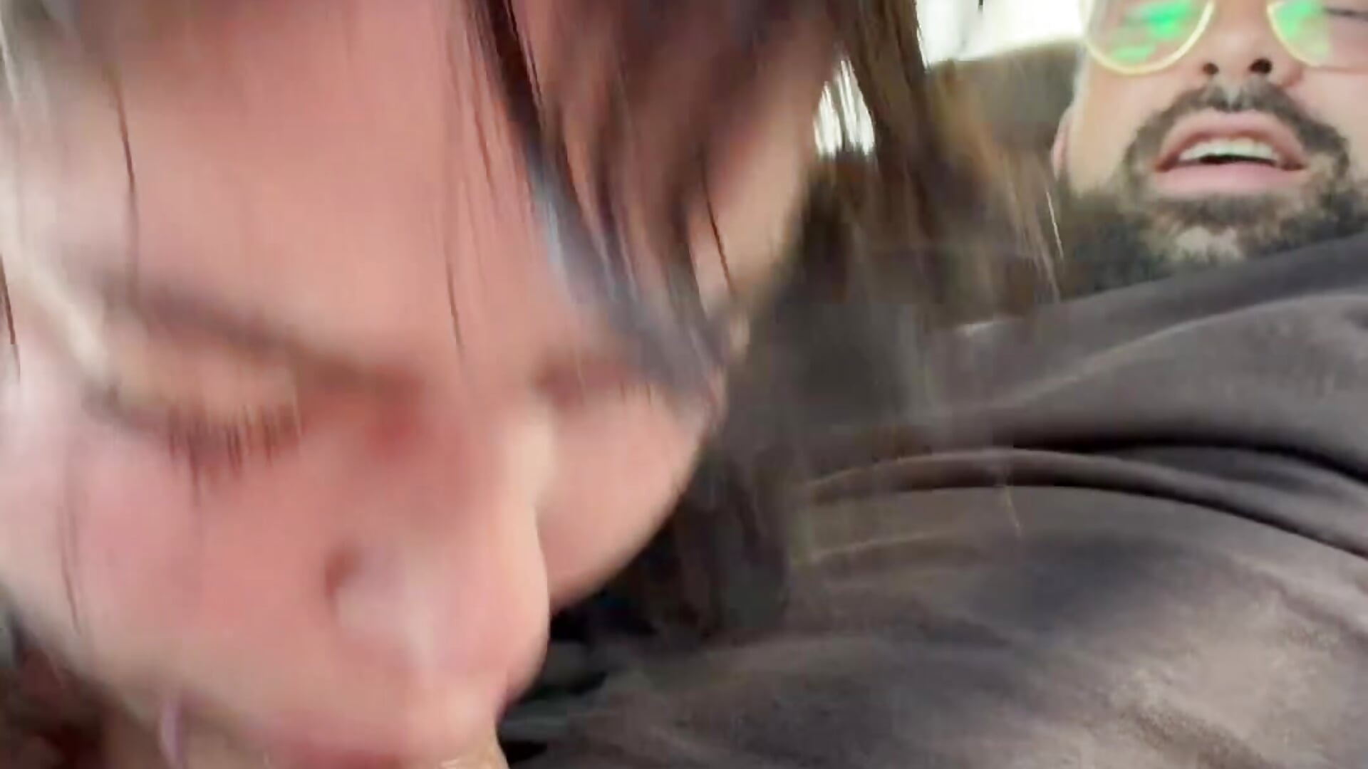 Super blowjob in the car, really hot and foamy, part 2, cum on tits and face everywhere🚗🥵 - video by mangolini_parrocini cam model