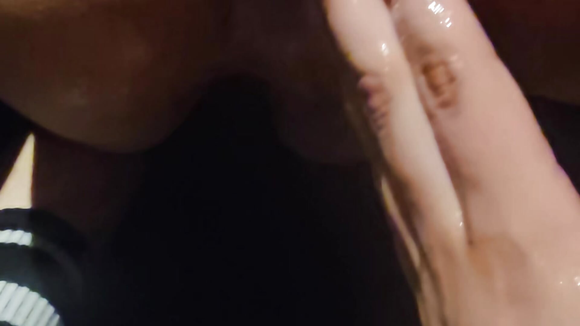 Getting ready for her fist - video by BlueCollarCouple cam model