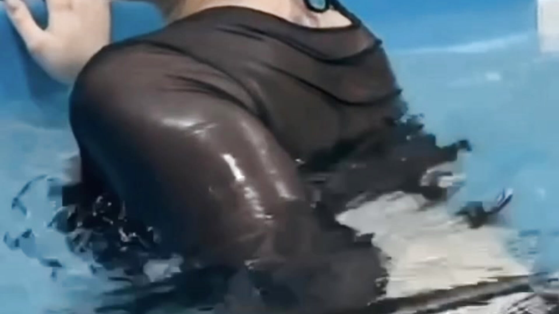 Sexy in pool
