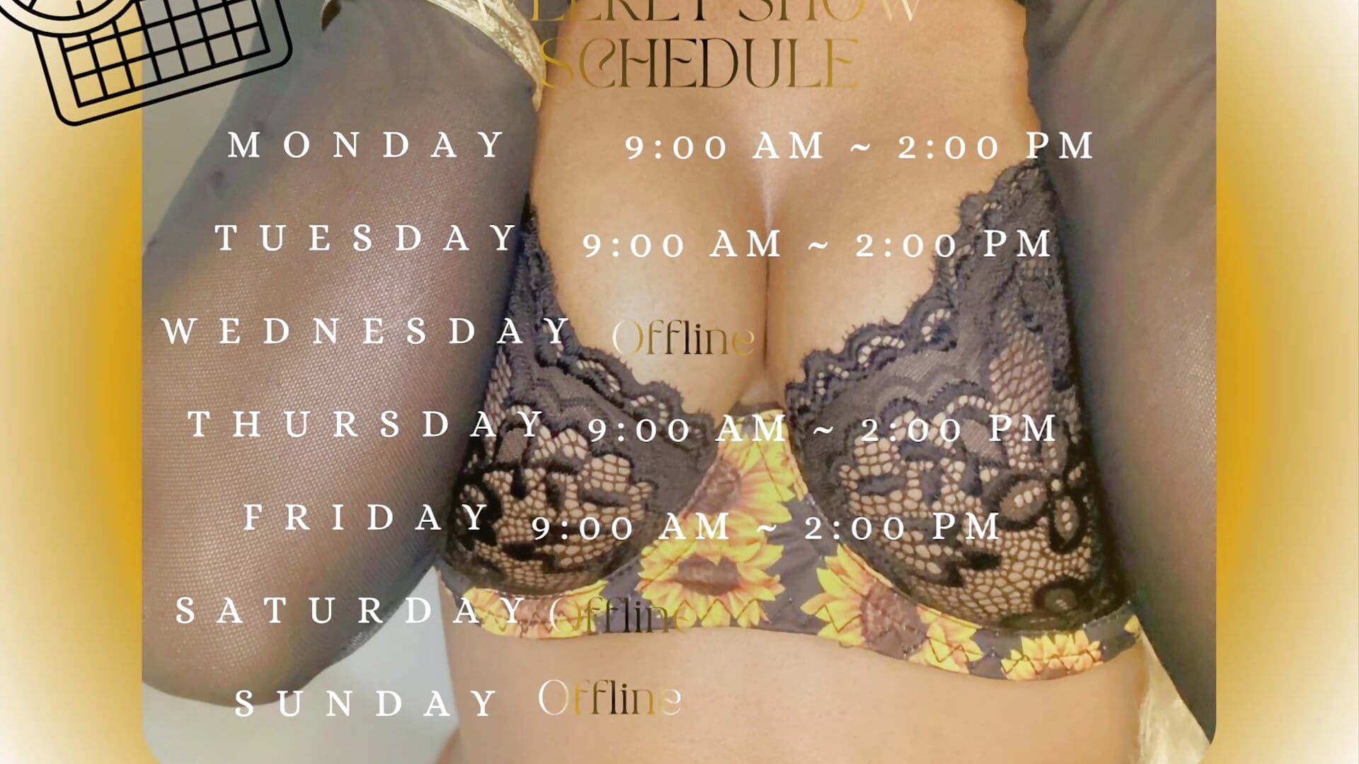 Weekly Schedule💋 - video oleh model kamera Tatyyana