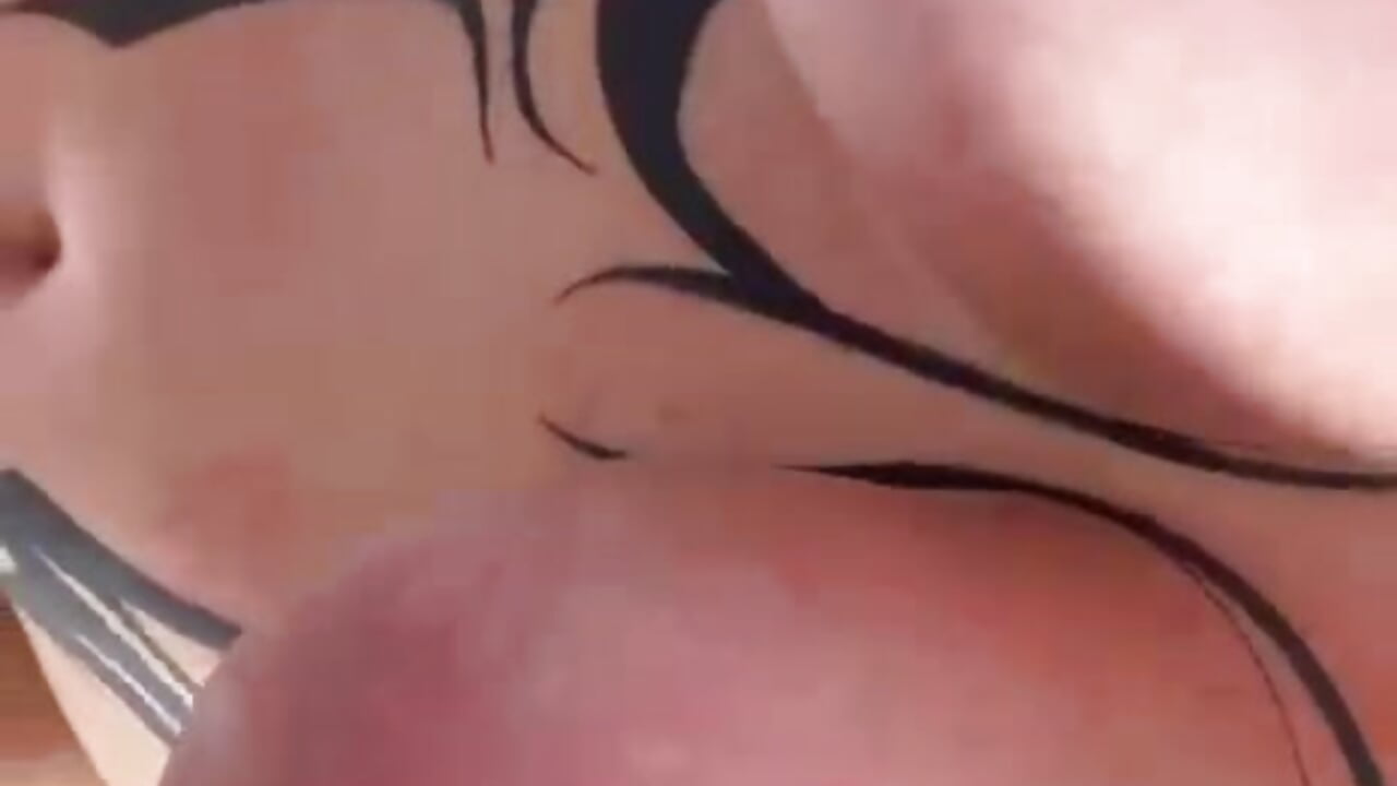 My neighbor cums on my face.