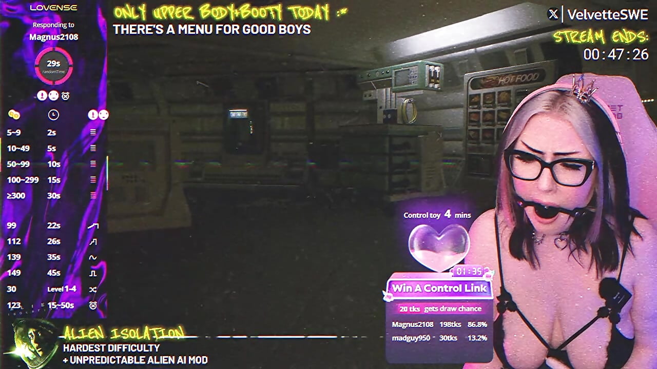 USED BY CHAT, SASSED BY THE ALIEN – video af VelvetteSWE cam-model