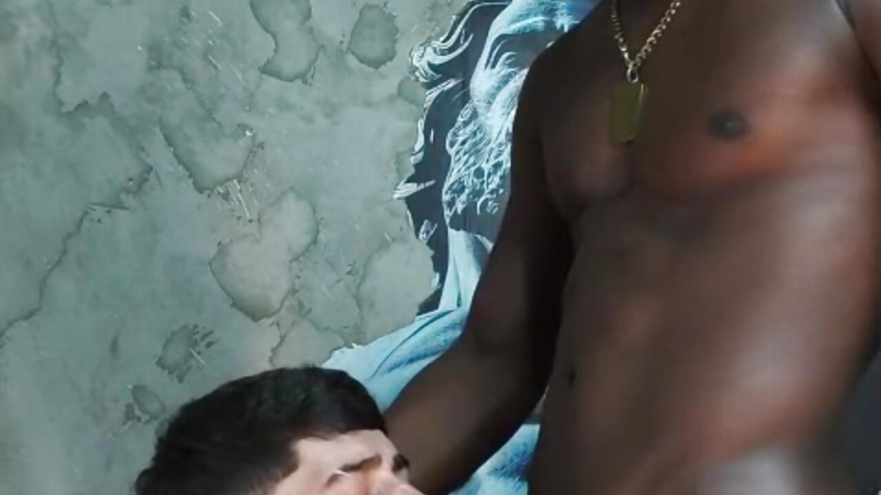 sexy skinny sucking my cock