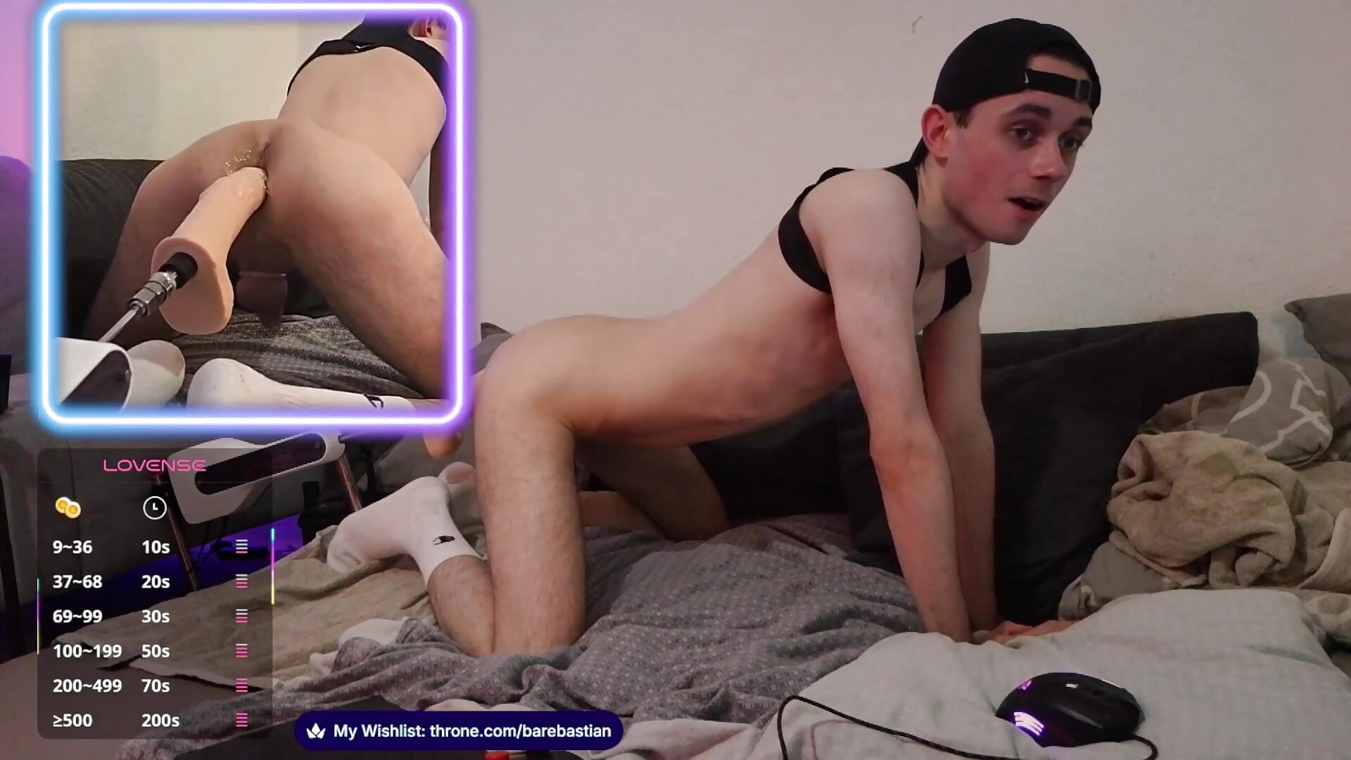 My Hole got totally Destroyed:First Time Taking my new XL Fuck Machine Dildo! Livestream Compilation