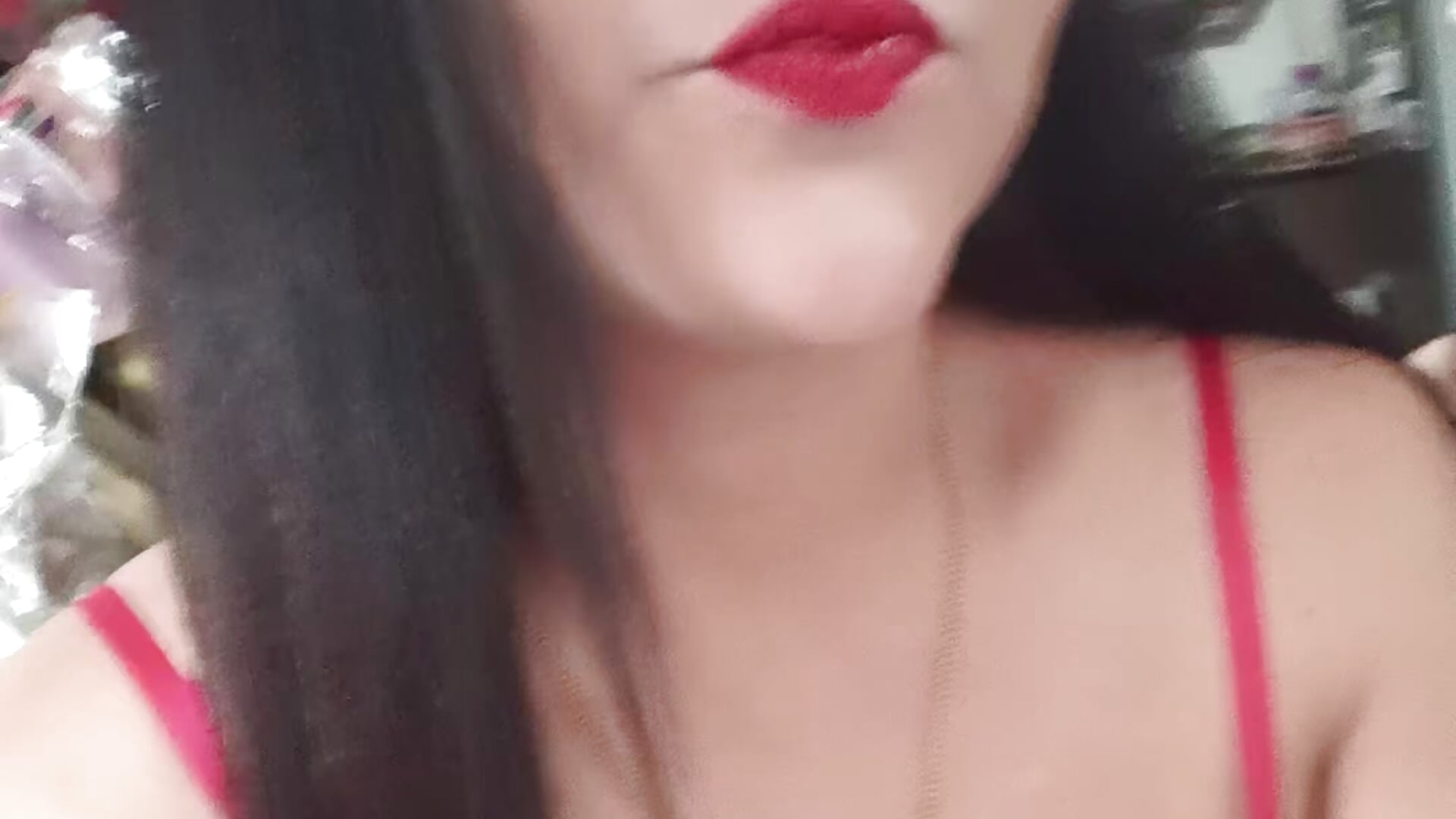 Sexy bella wearing extension bangs wig - MS_MariaAnnaTS 的视频