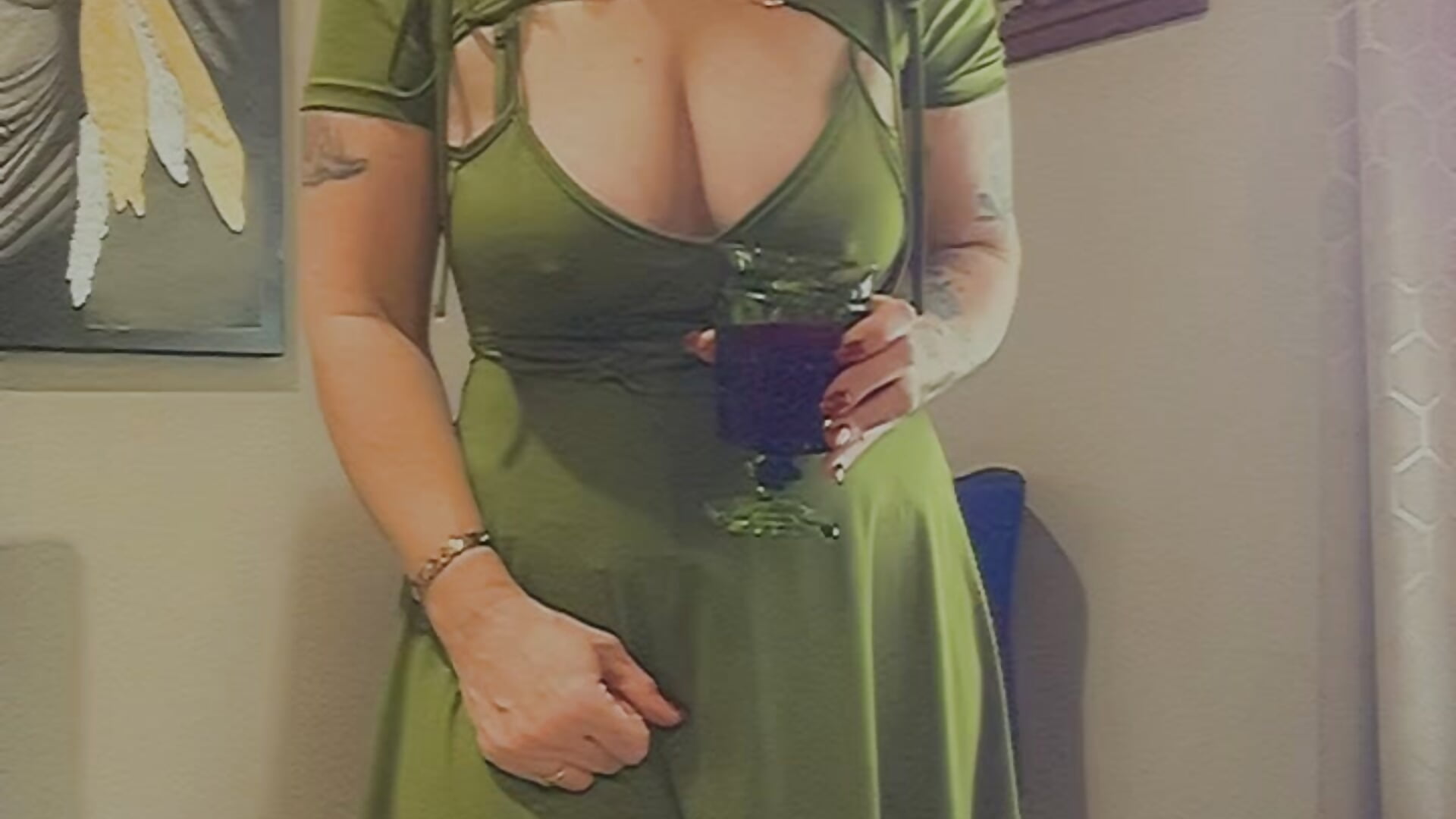 New Year toast - video by Septipolar cam model