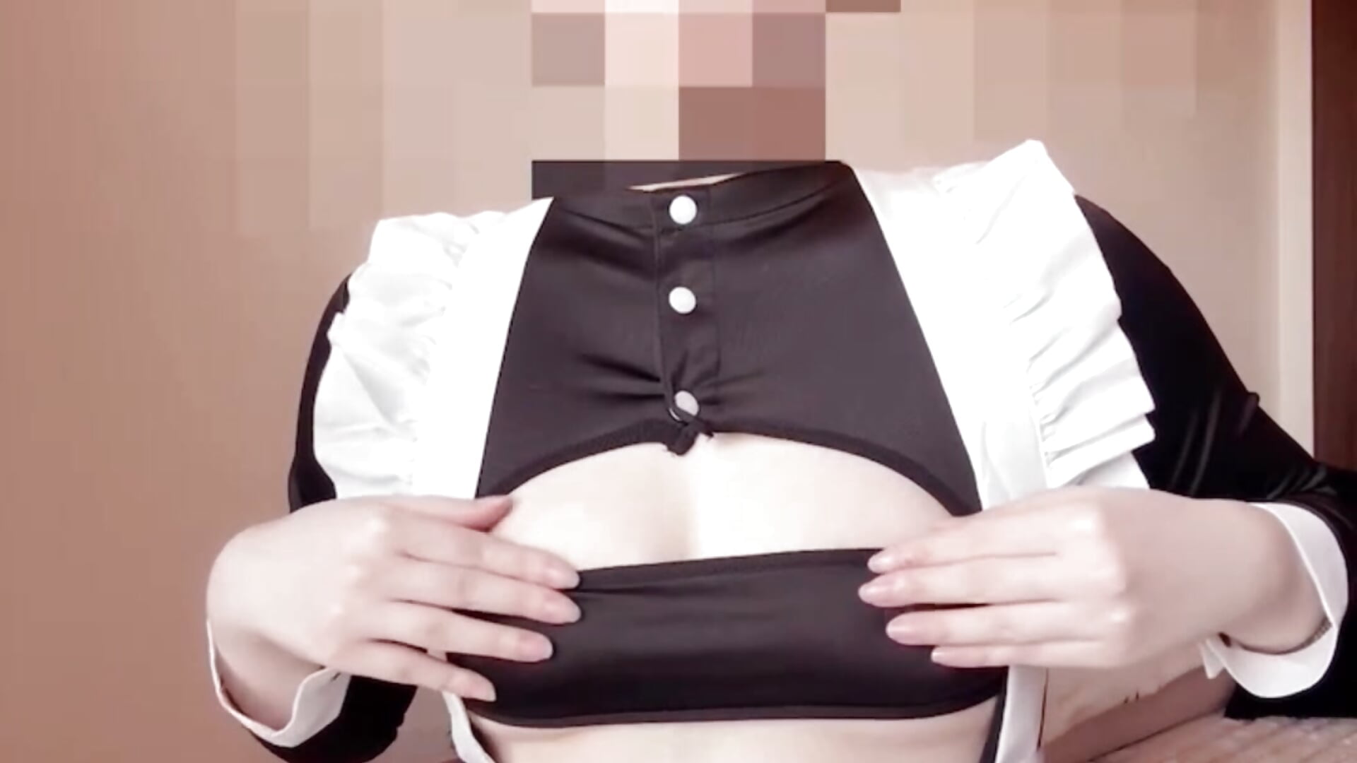 🛡️ソルジャー様用🛡️メイドコスでおっぱいポロリ&お尻ぺちぺち