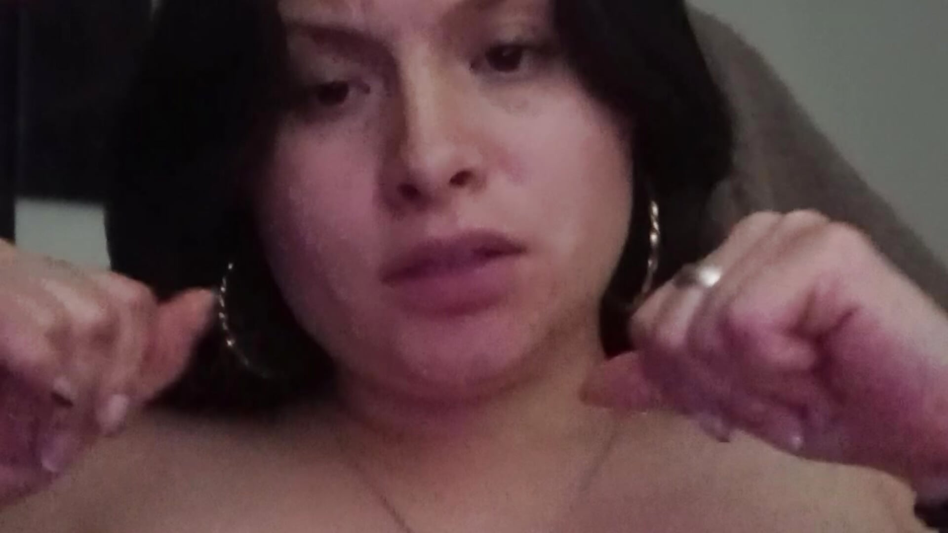 Licking my nipples