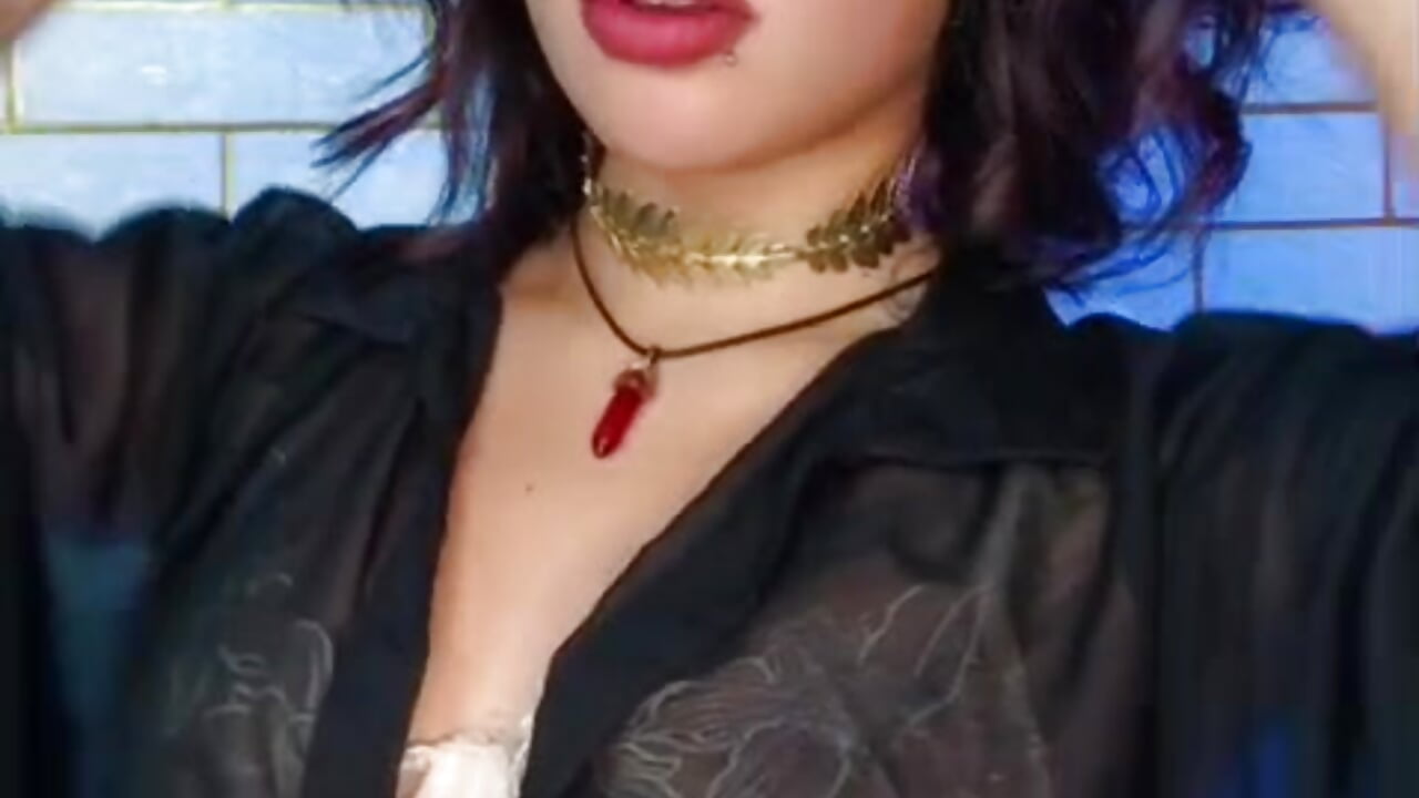 Look at me this close... and tell me what you would do first. - video by Raven_Blue_ cam model