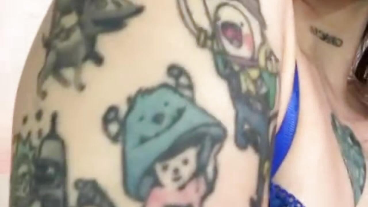 Some of the tattoos that I have on my skin - video by AlailaXO cam model