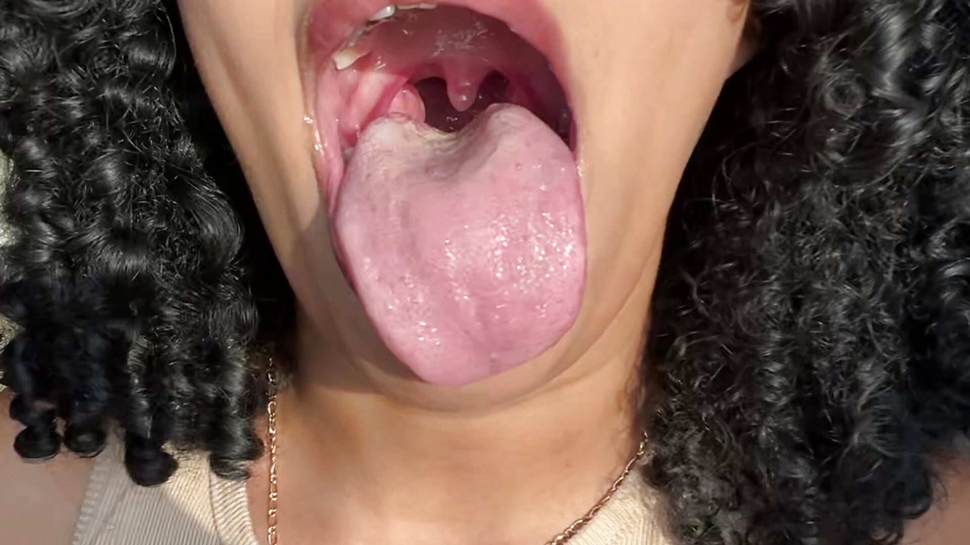 My long tongue