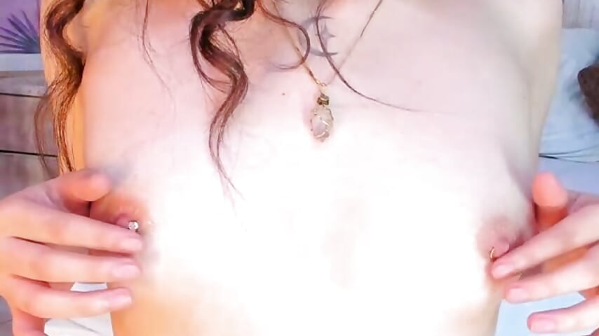 Pretty piercing nipples - video by maria_Turner1 cam model