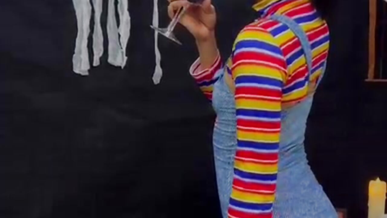 Sexy Hallowen - vidéo du modèle de showcams Auri__